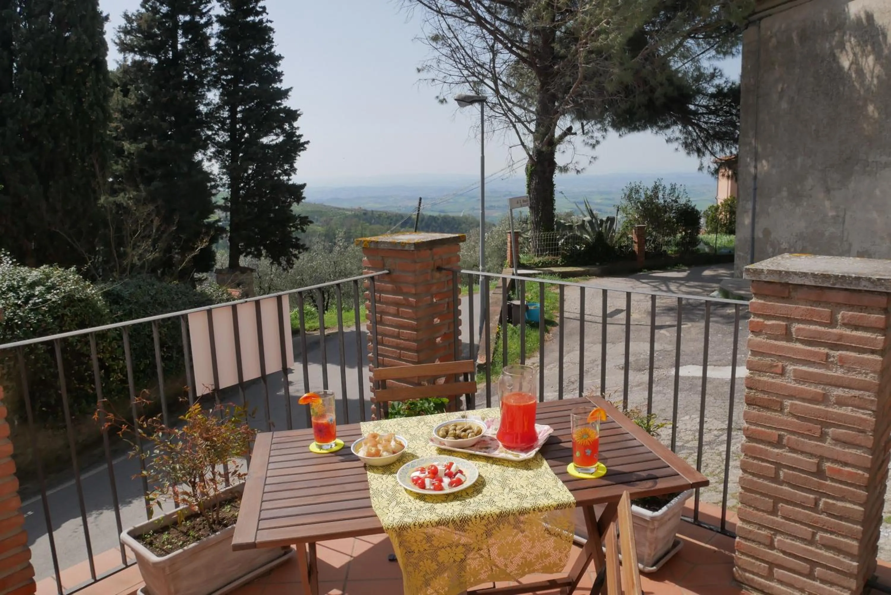 Balcony/Terrace in Antica Bottega di Vinci