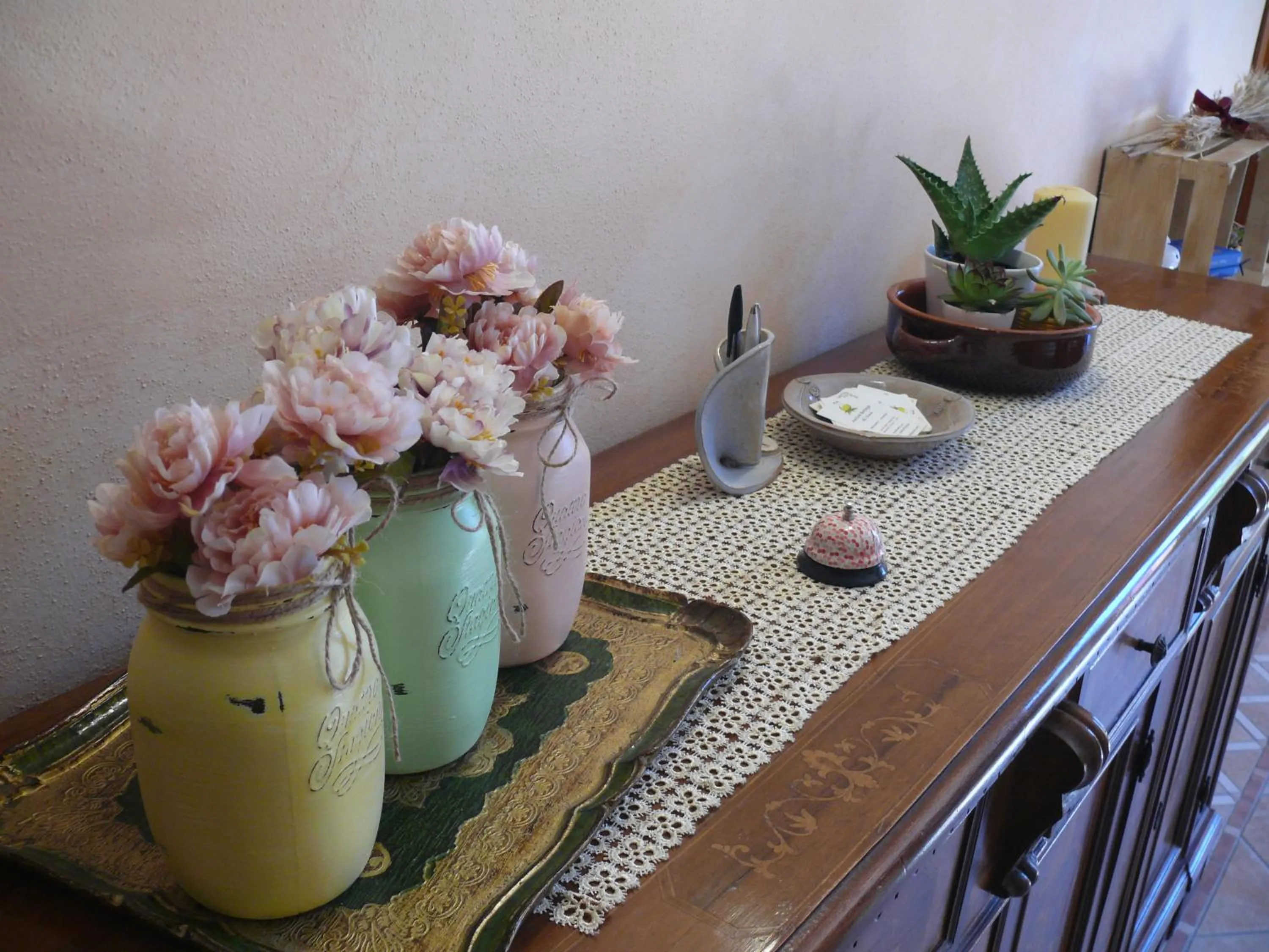 Decorative detail in Antica Bottega di Vinci