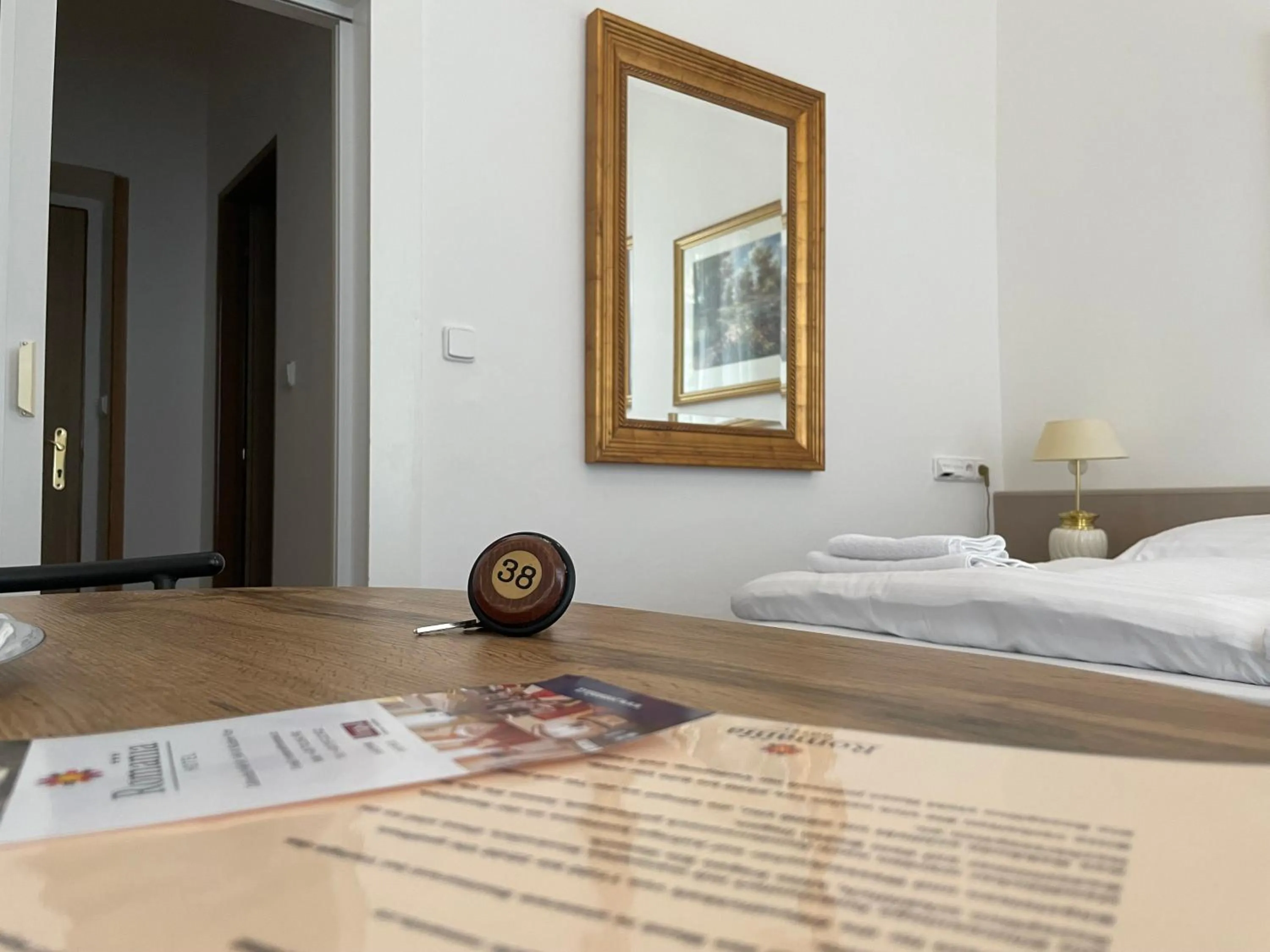 Property building, Bed in Romania