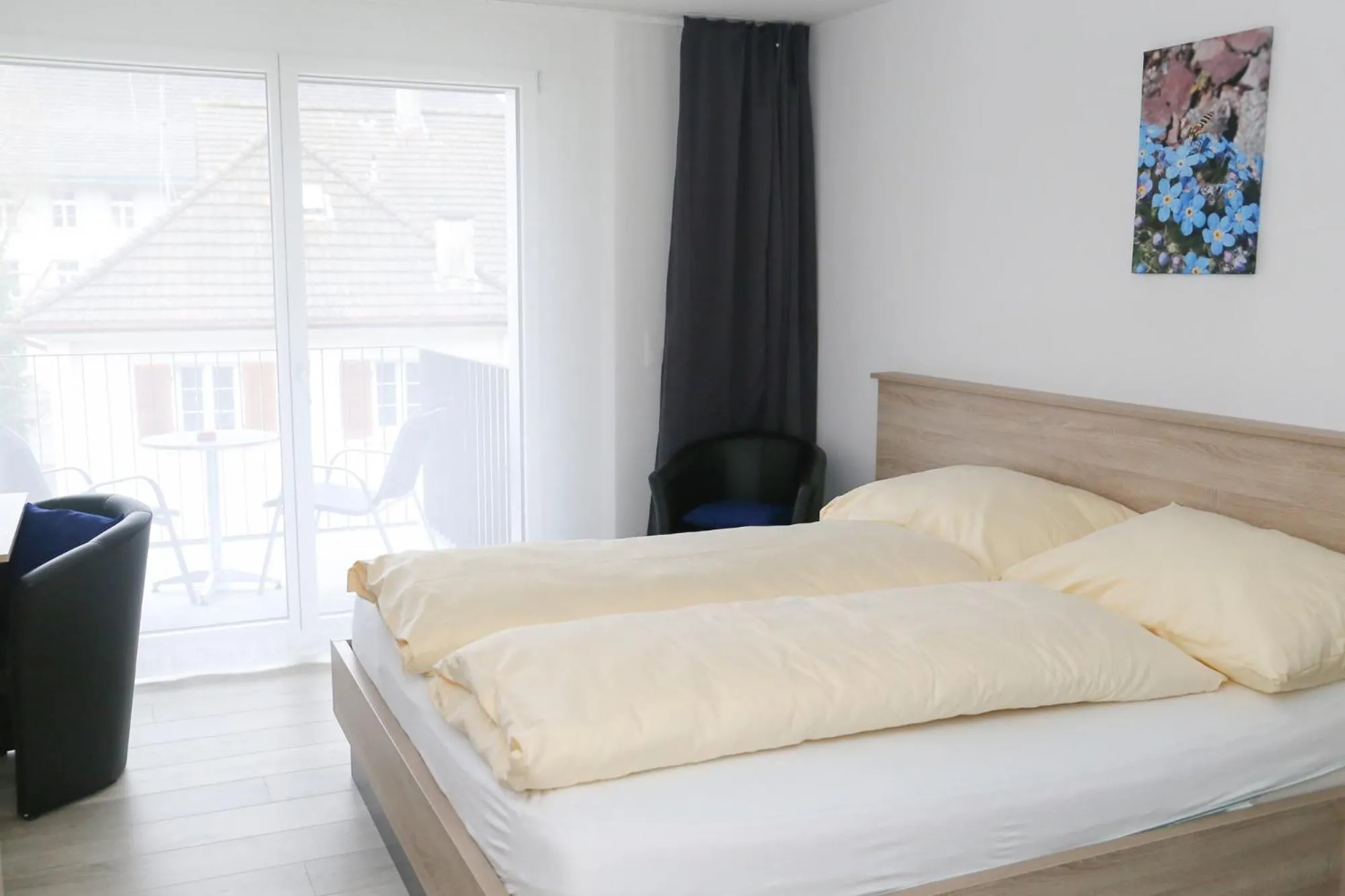 Bed in Hotel Traube Garni