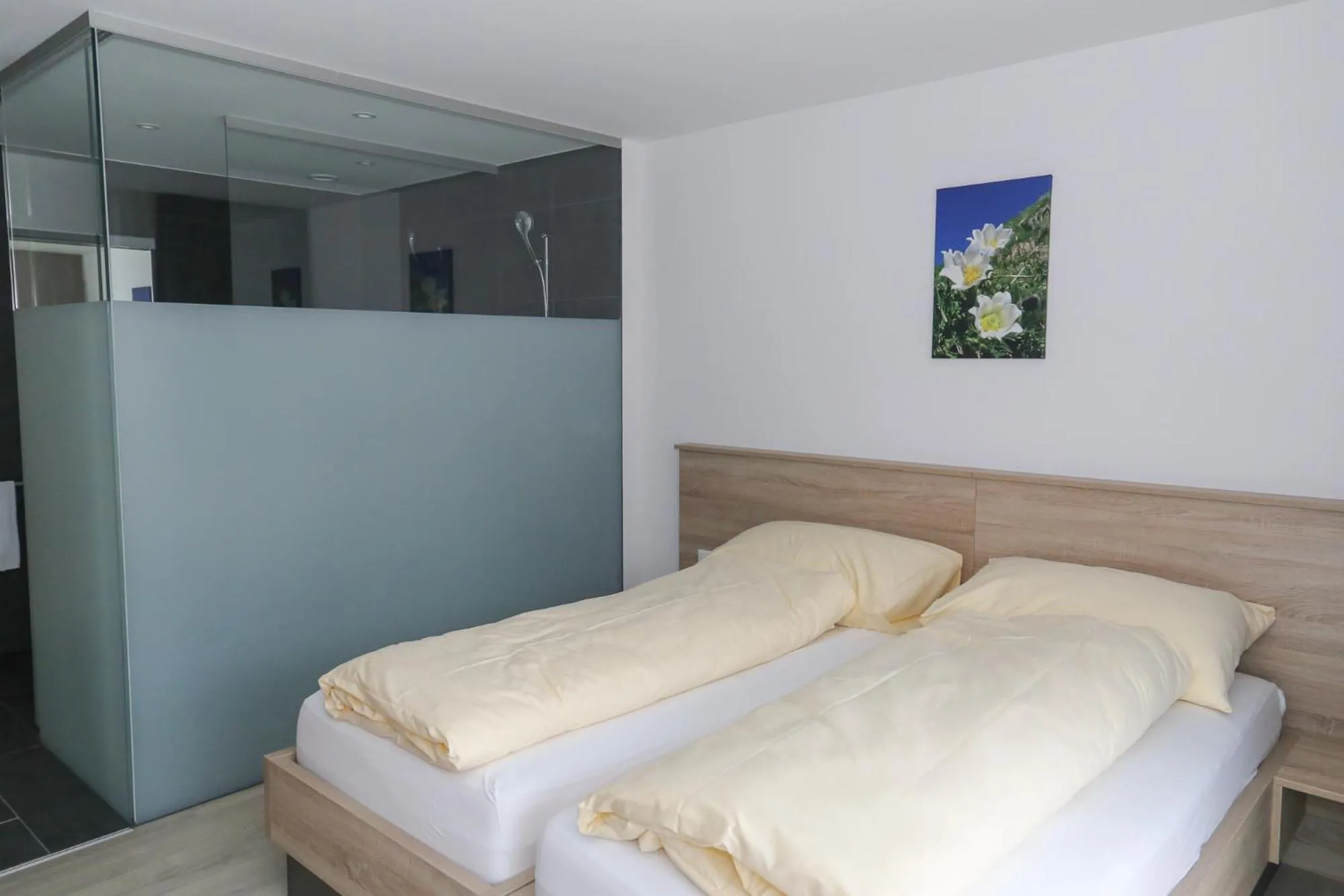 Bed in Hotel Traube Garni