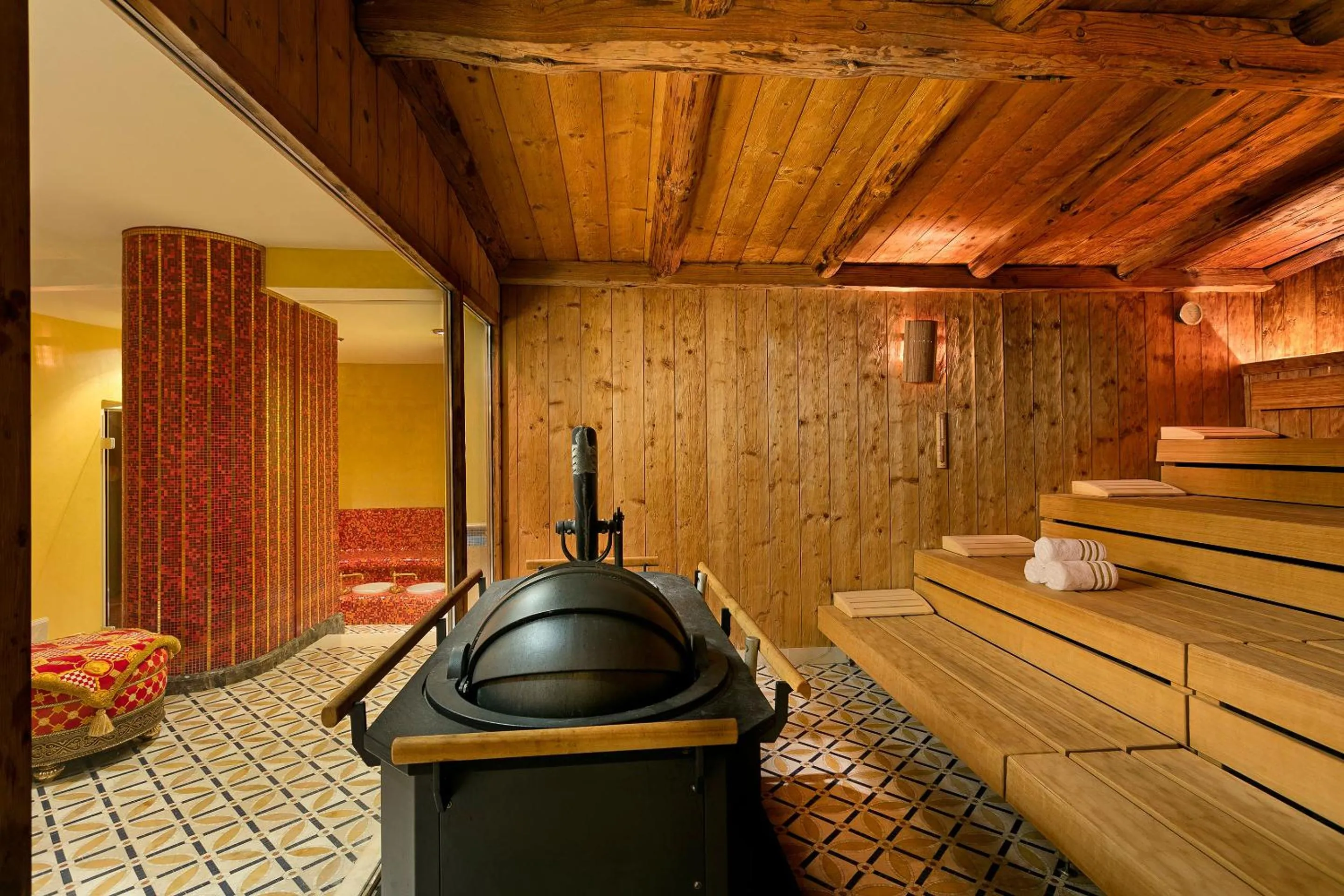 Sauna in Titanic Mardan Palace