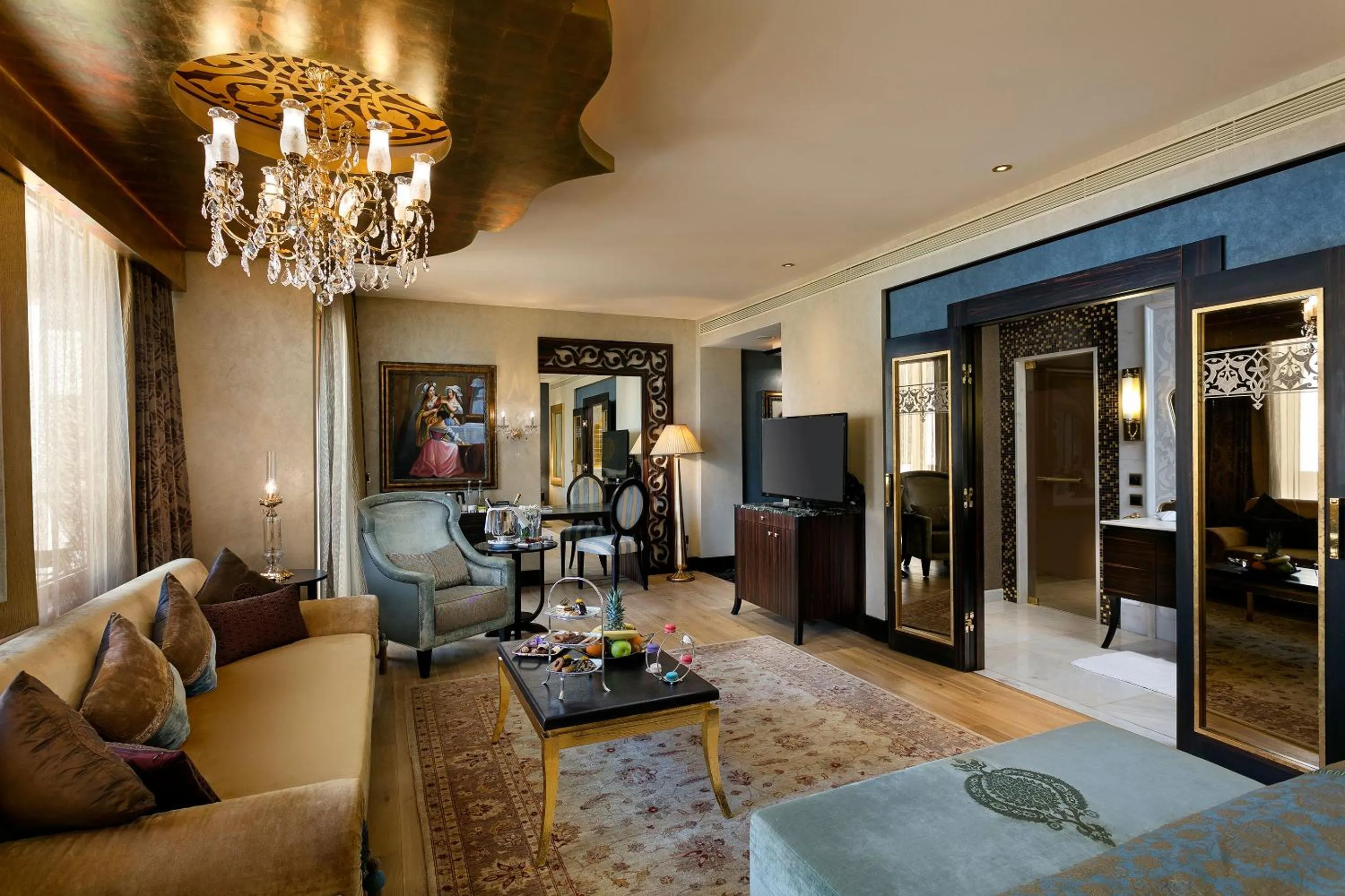 Seating area in Titanic Mardan Palace