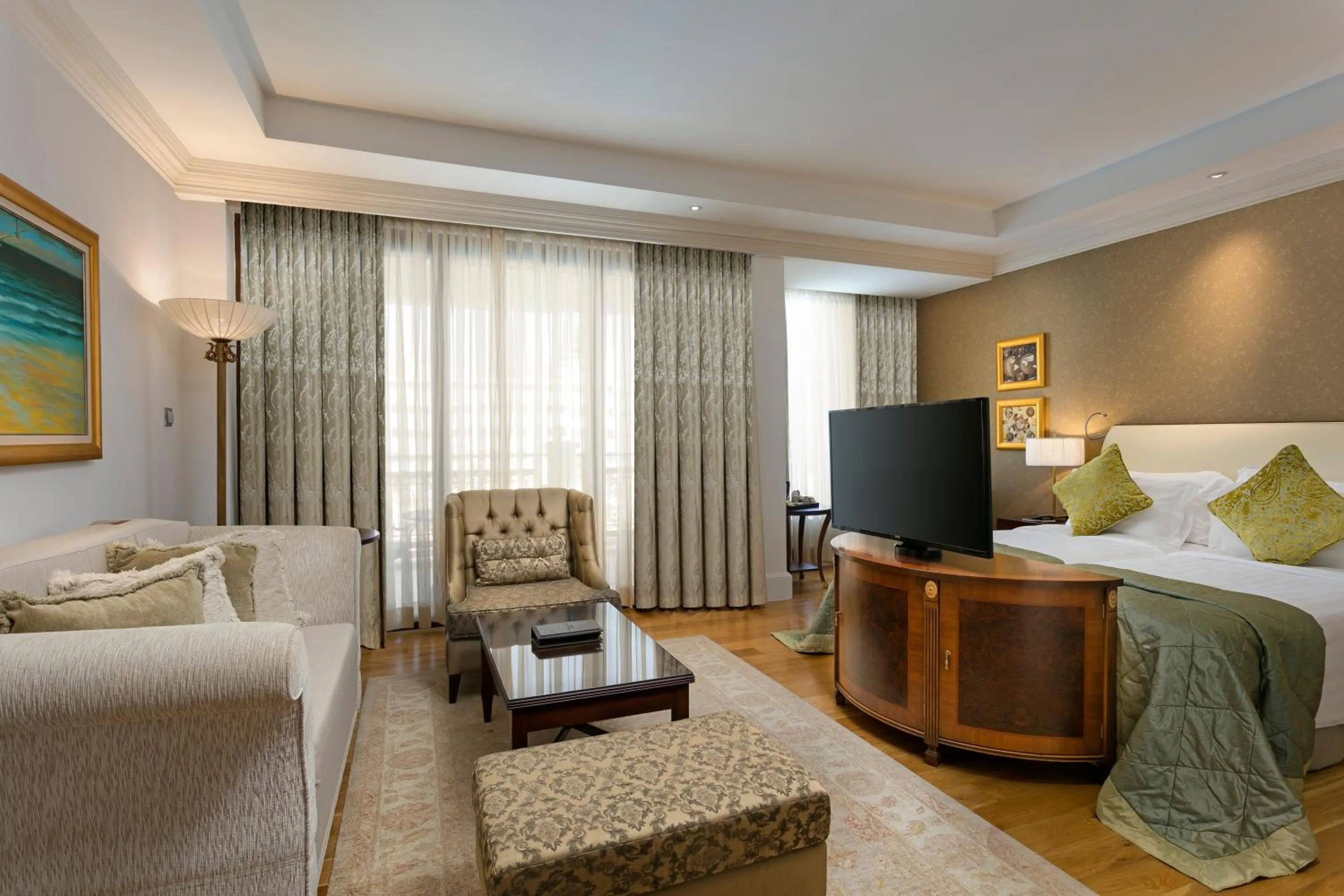 Seating area in Titanic Mardan Palace