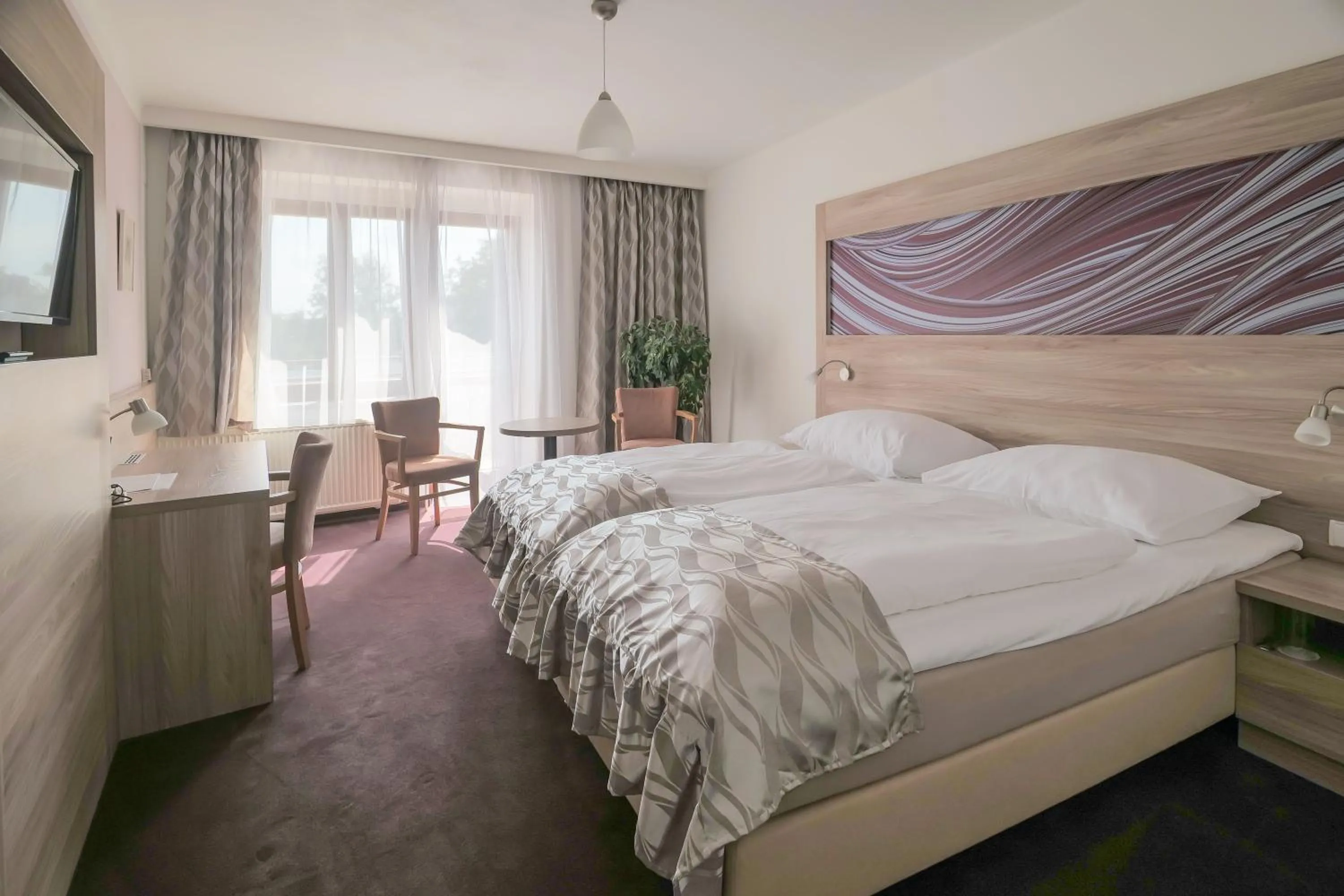 Bed in Hotel Zlatá Hvězda