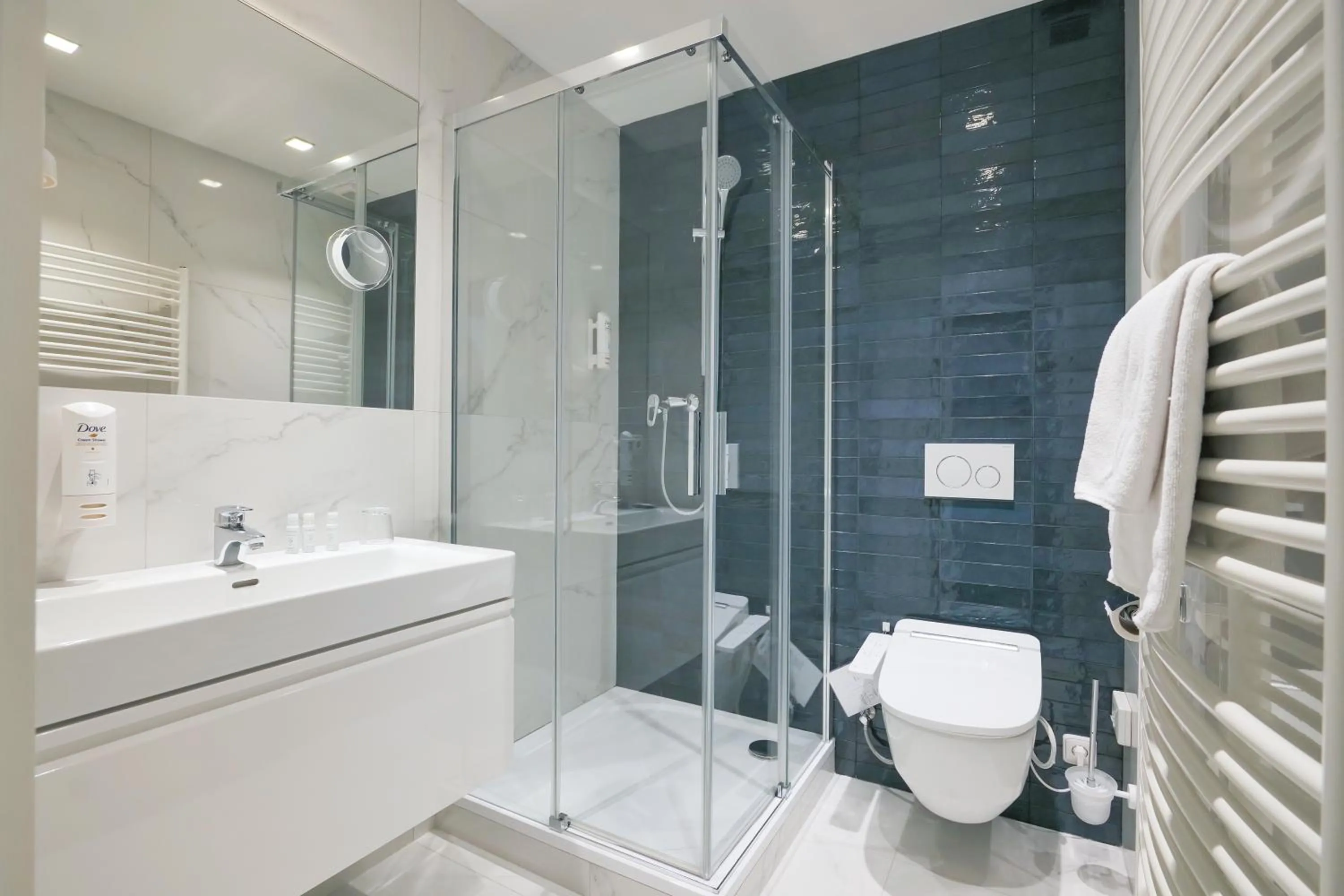 Shower in Hotel Zlatá Hvězda