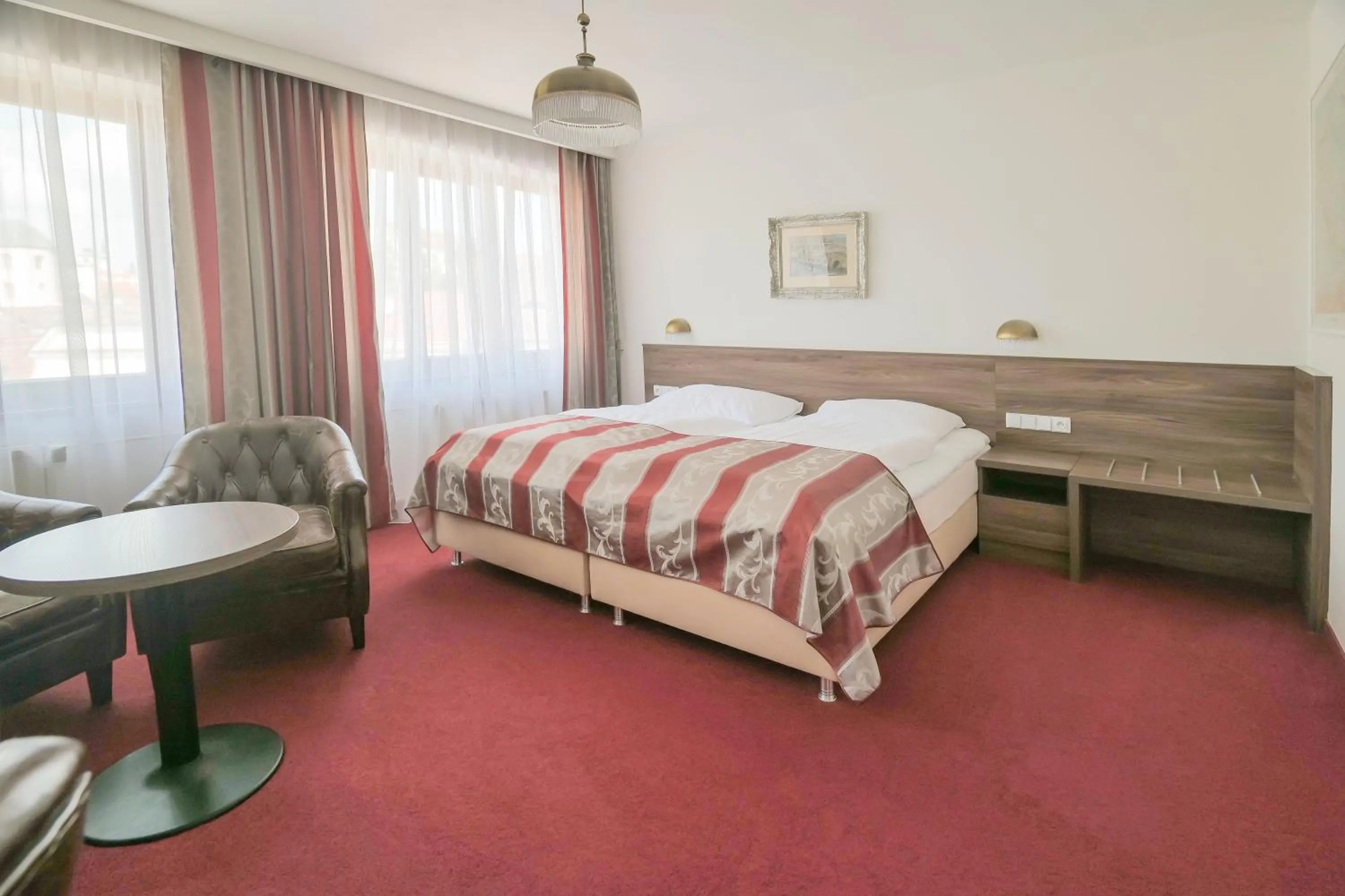 Bed in Hotel Zlatá Hvězda