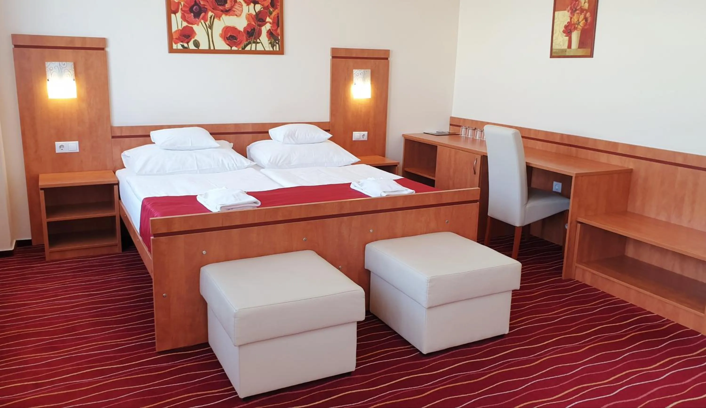 Bed in Diana Club Hotel