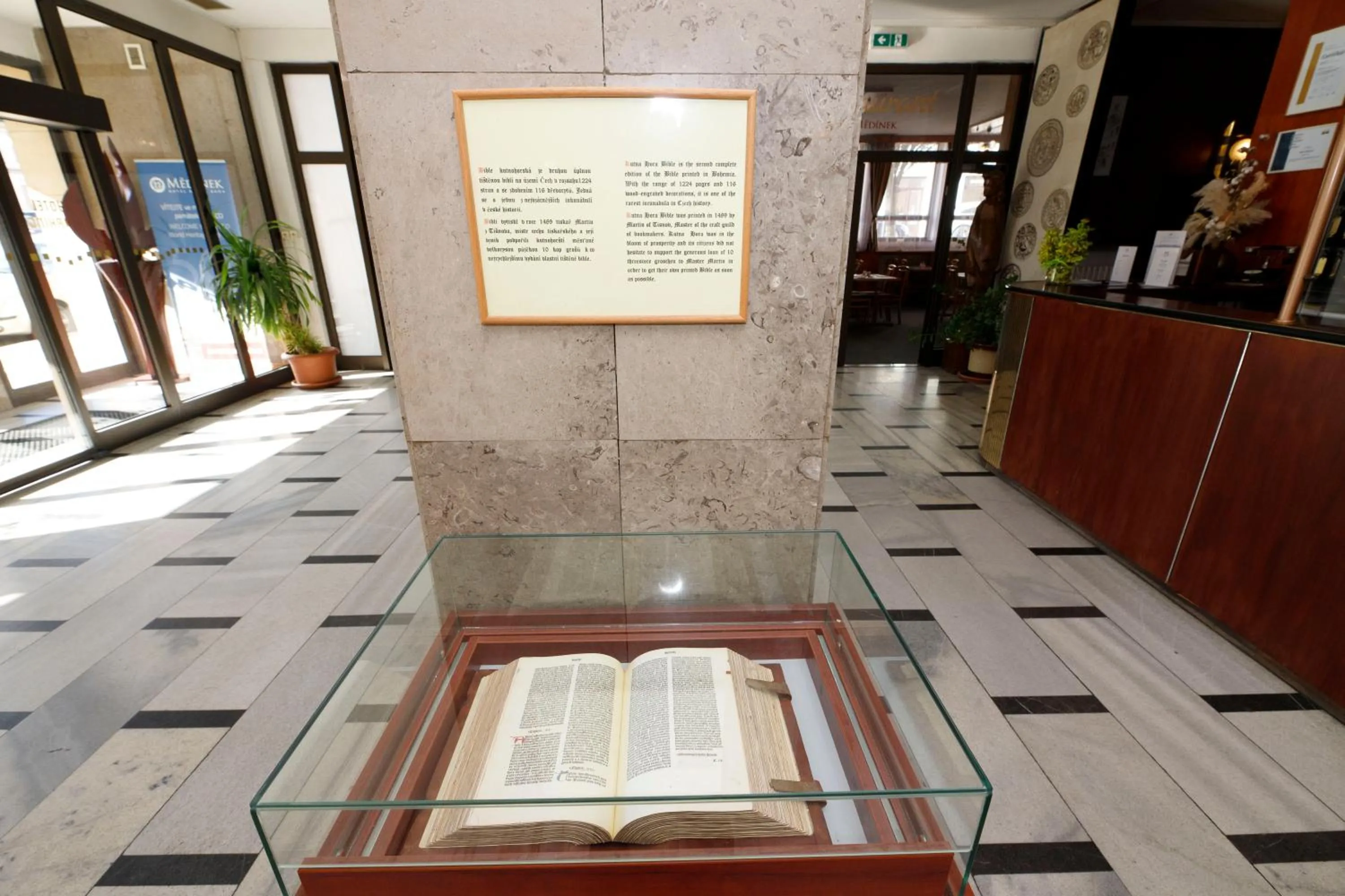 Lobby or reception in LH Hotel Mědínek Old Town