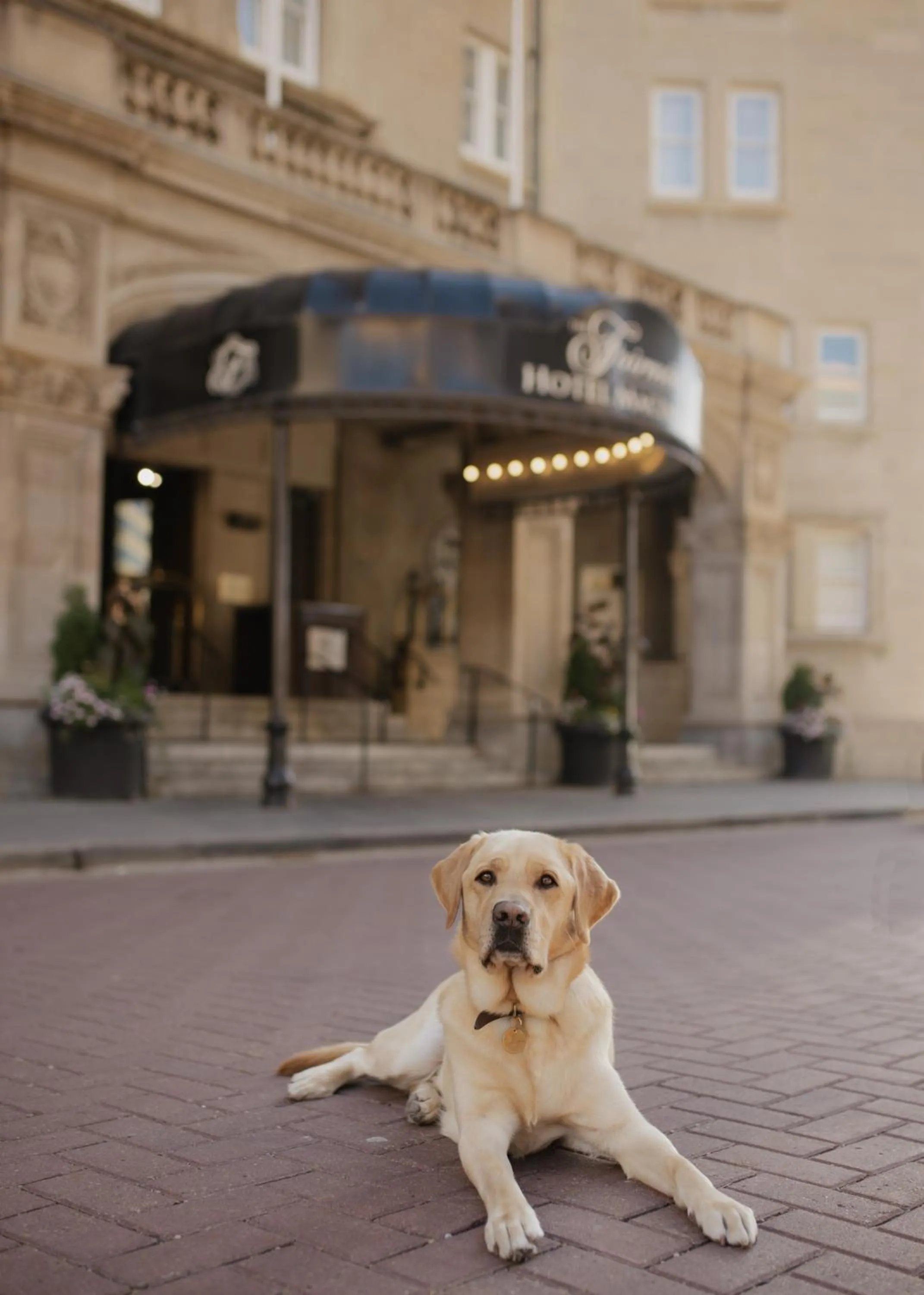 Facade/entrance in Fairmont Hotel Macdonald