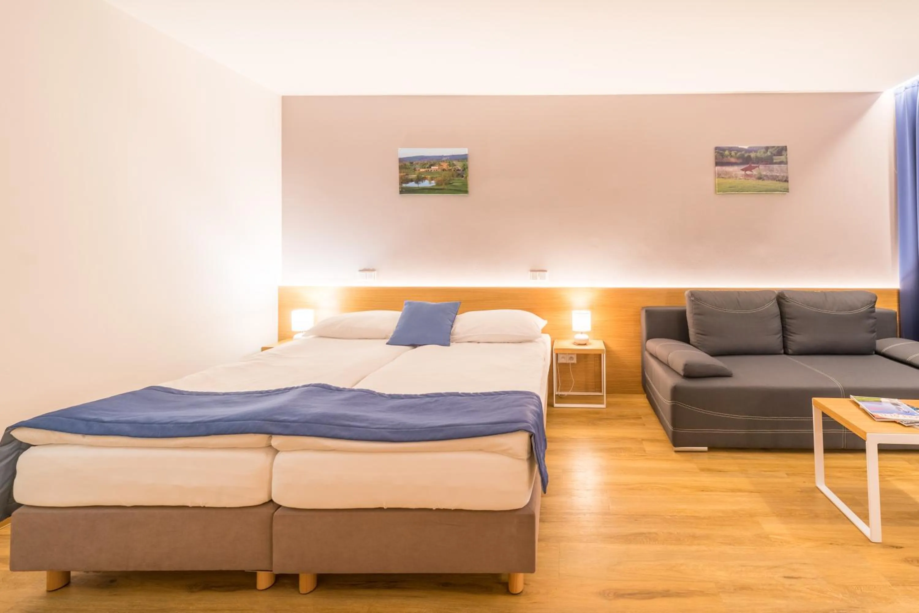 Bed in Hotel Kaskáda