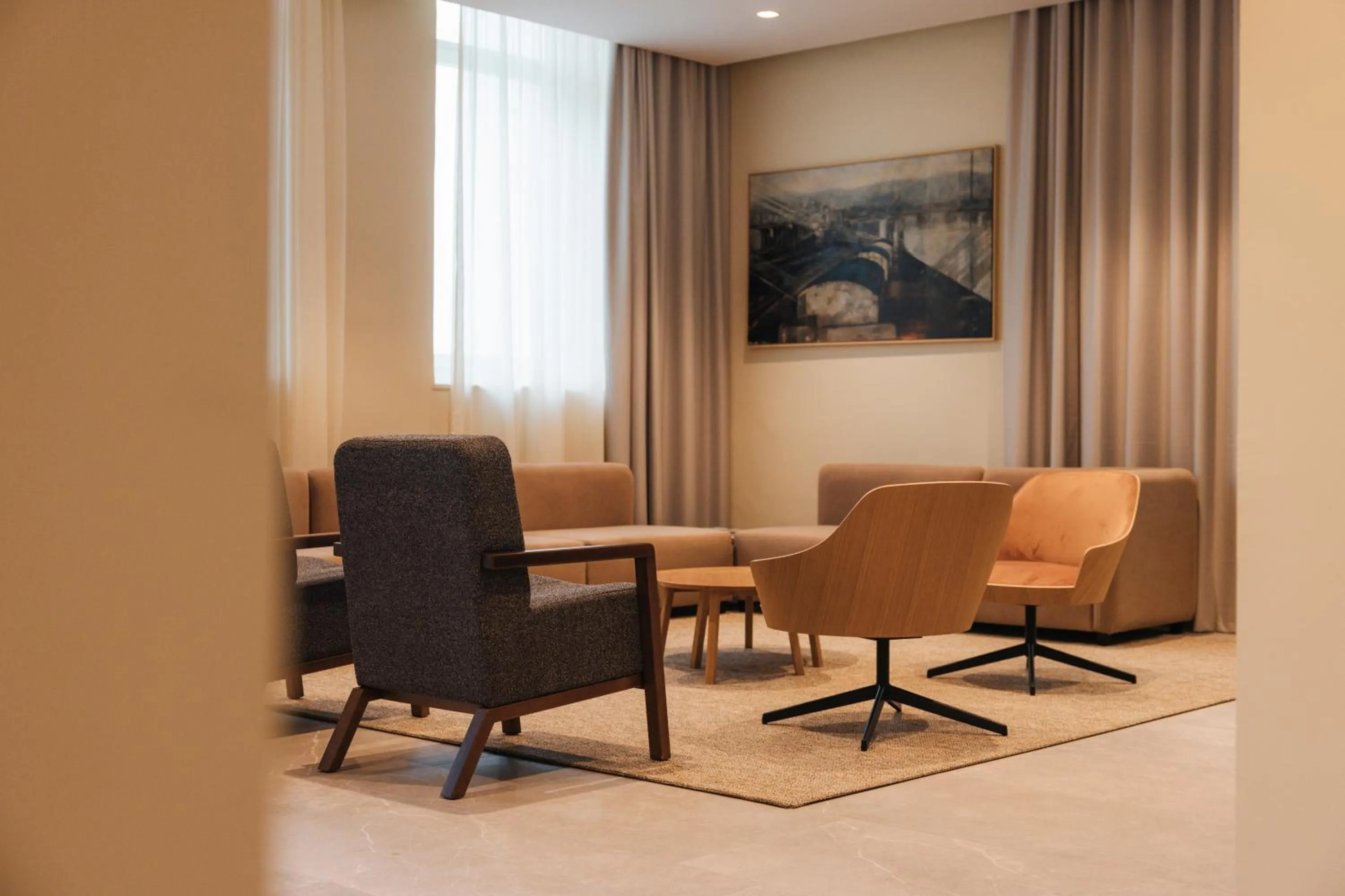 Living room in Mondragon Hotela