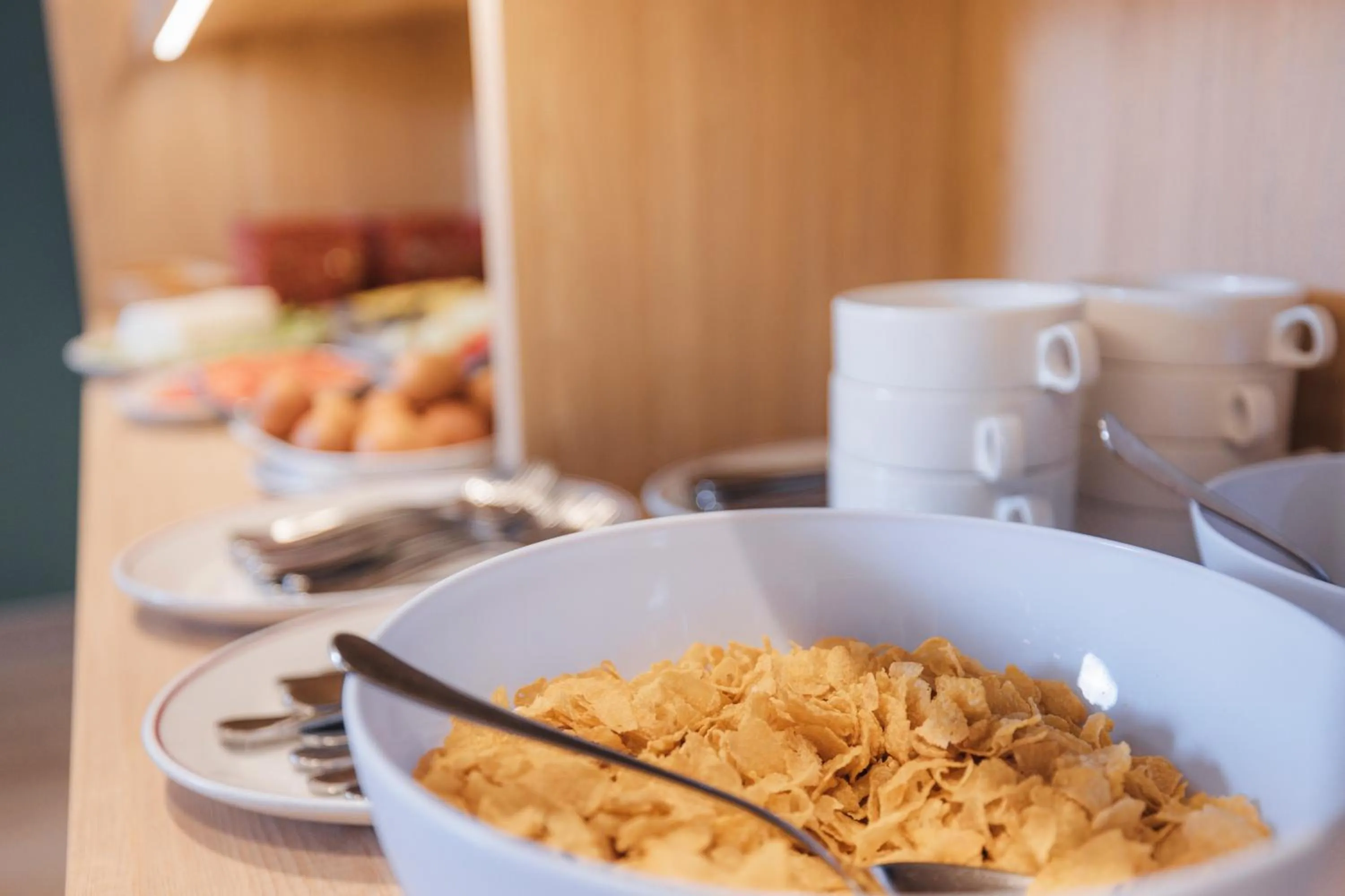 Breakfast in Mondragon Hotela