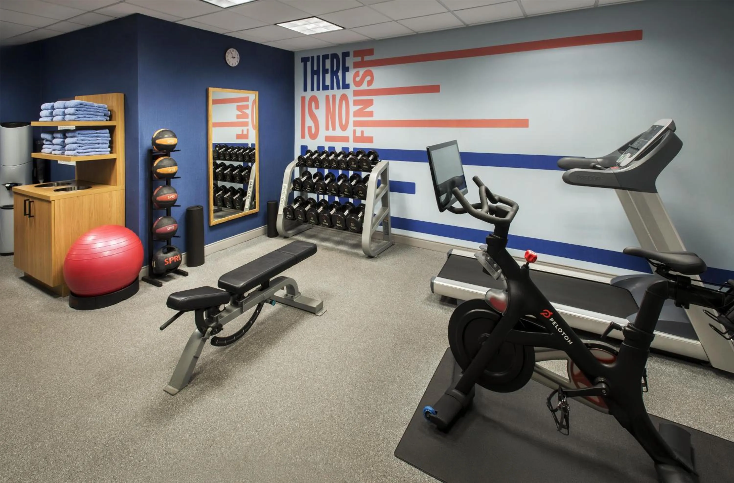 Fitness centre/facilities in Hampton Inn & Suites Greenfield