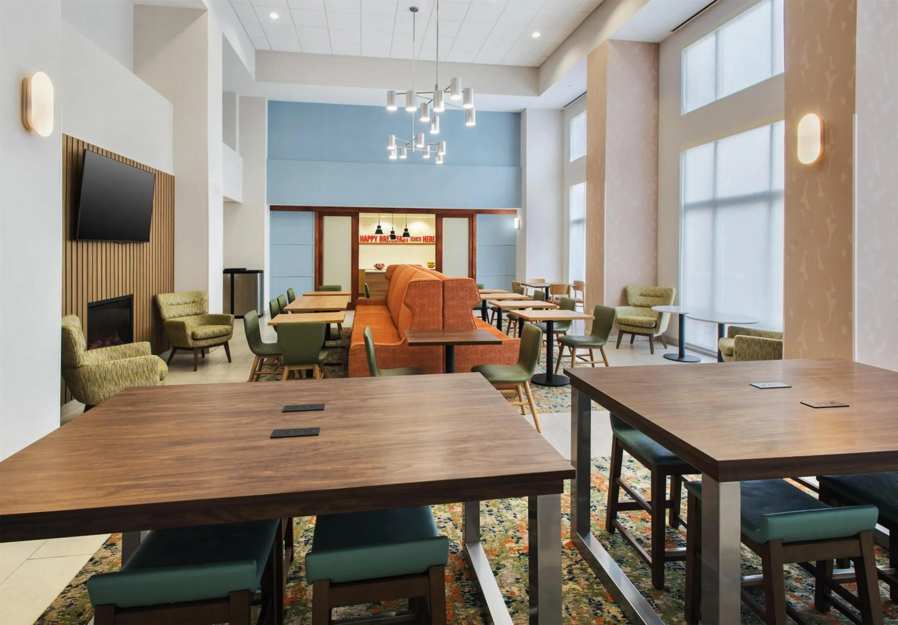 Lobby or reception in Hampton Inn & Suites Greenfield