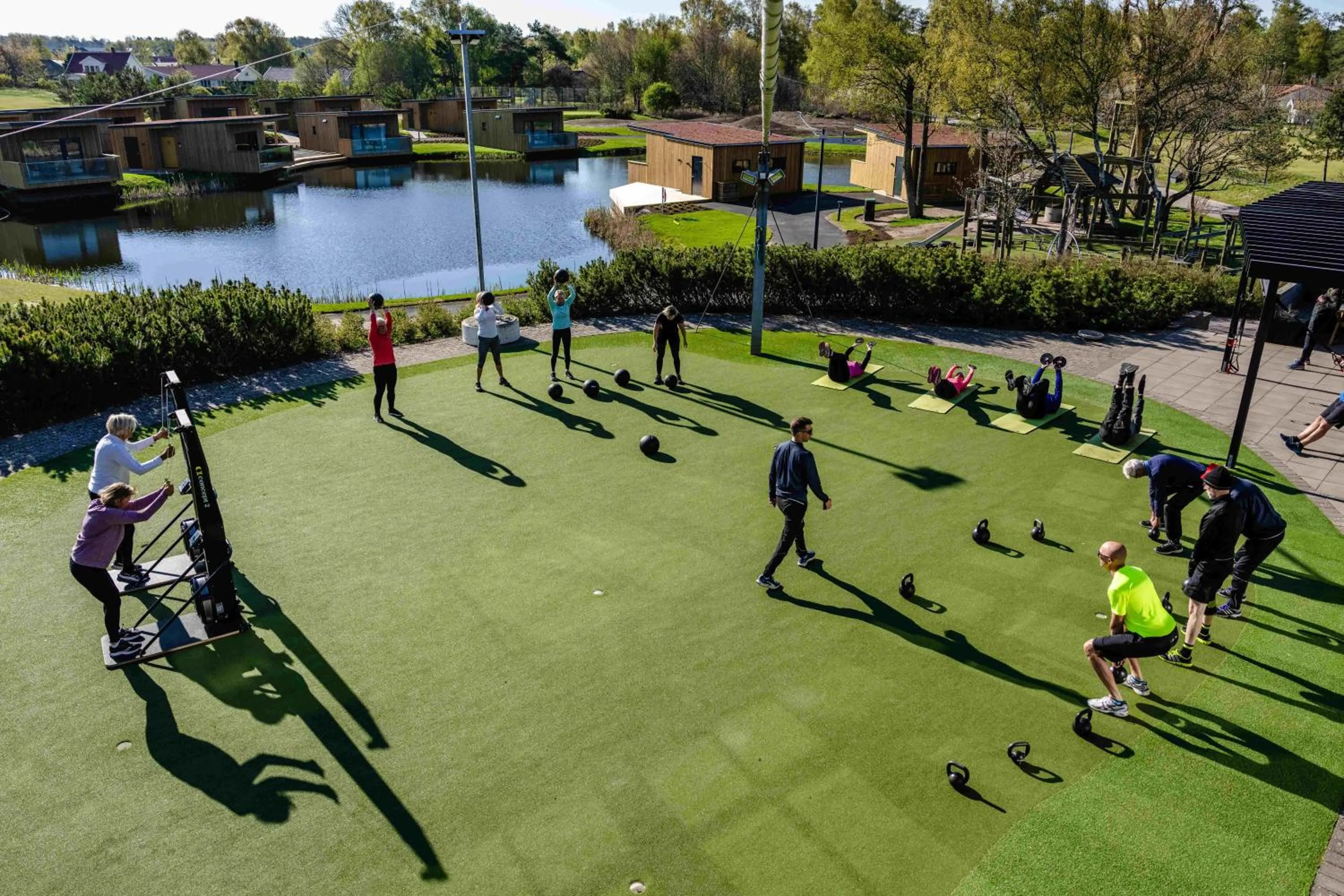 Balcony/Terrace in Halmstad Golfarena Hotell & Lägenheter