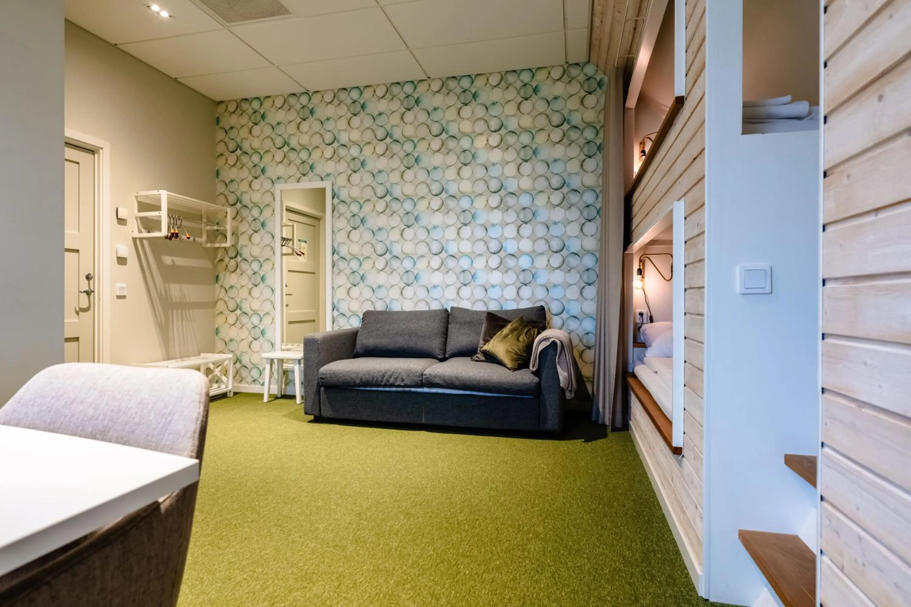 View (from property/room), Bed in Halmstad Golfarena Hotell & Lägenheter