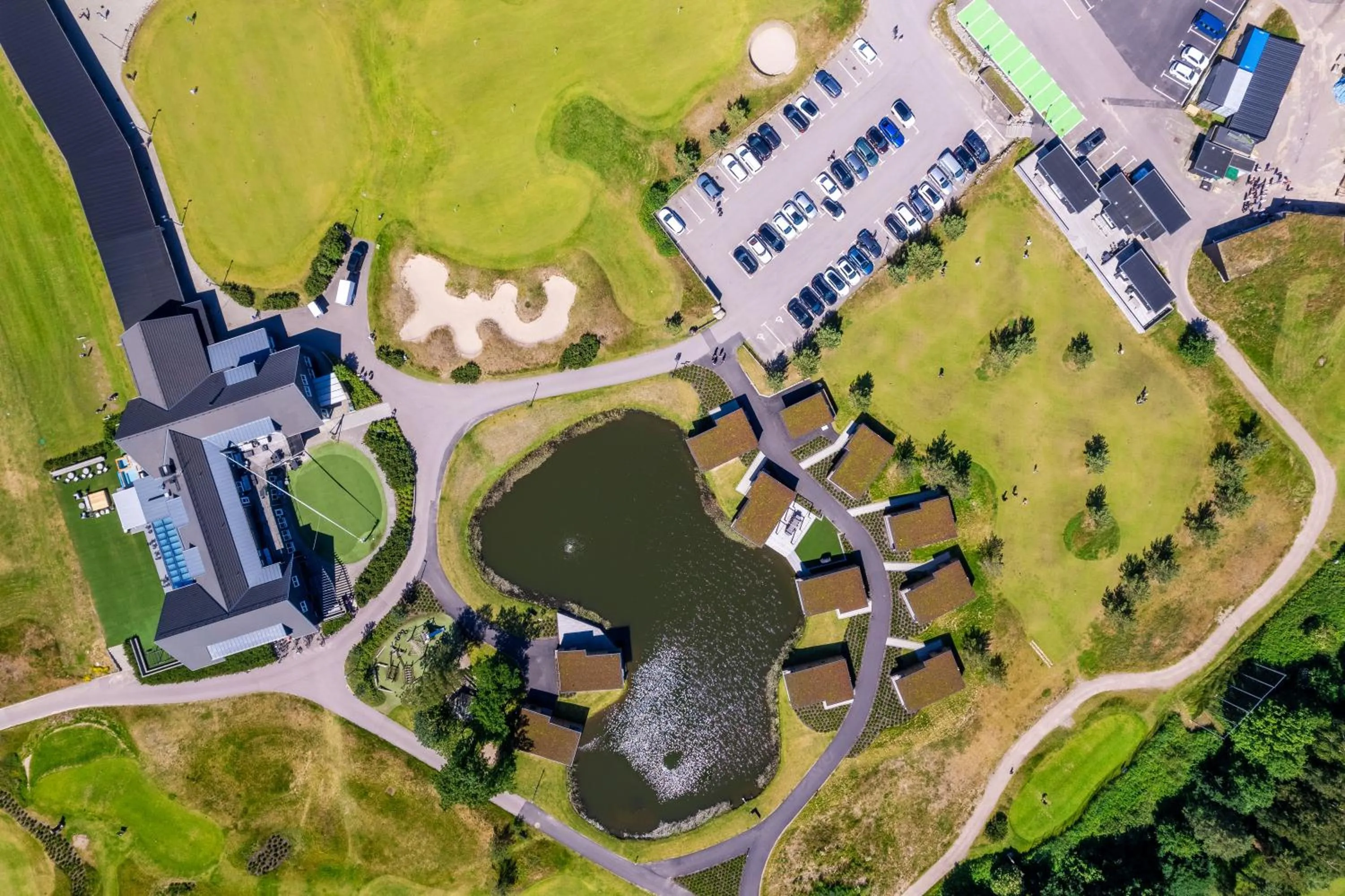 Property building in Halmstad Golfarena Hotell & Lägenheter