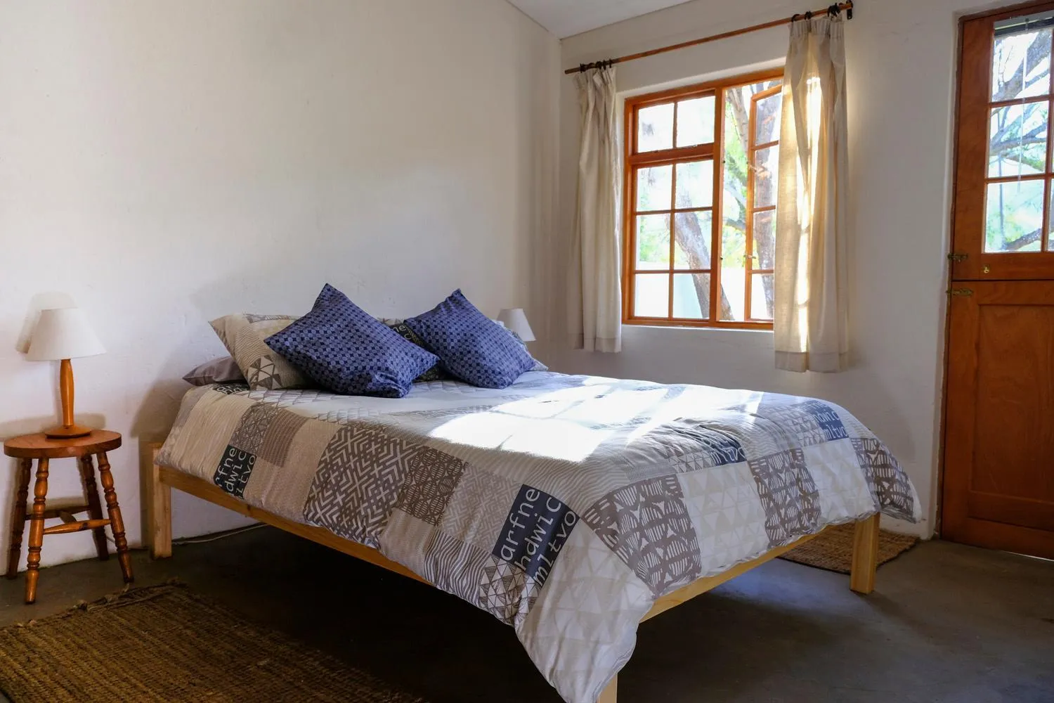 Bedroom, Bed in De Bos Cottages
