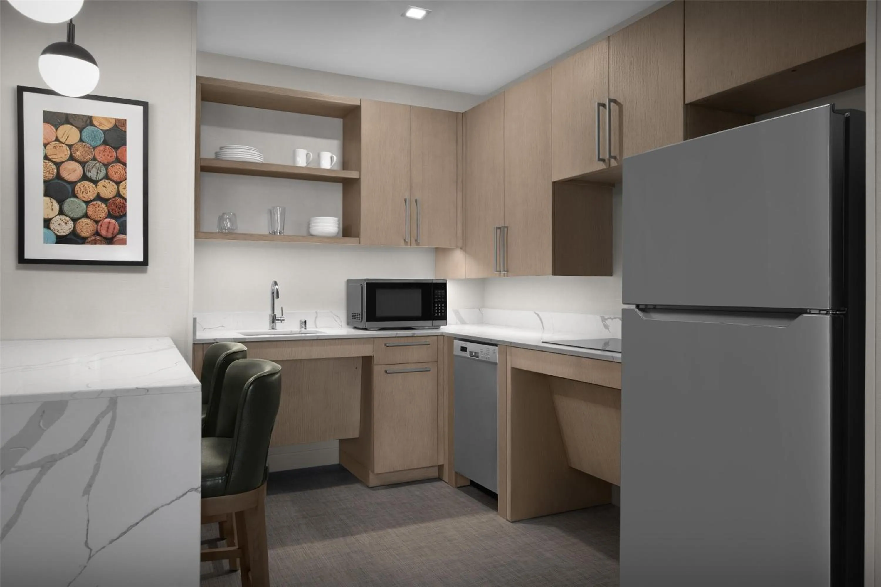 Kitchen or kitchenette in Homewood Suites by Hilton Santa Maria
