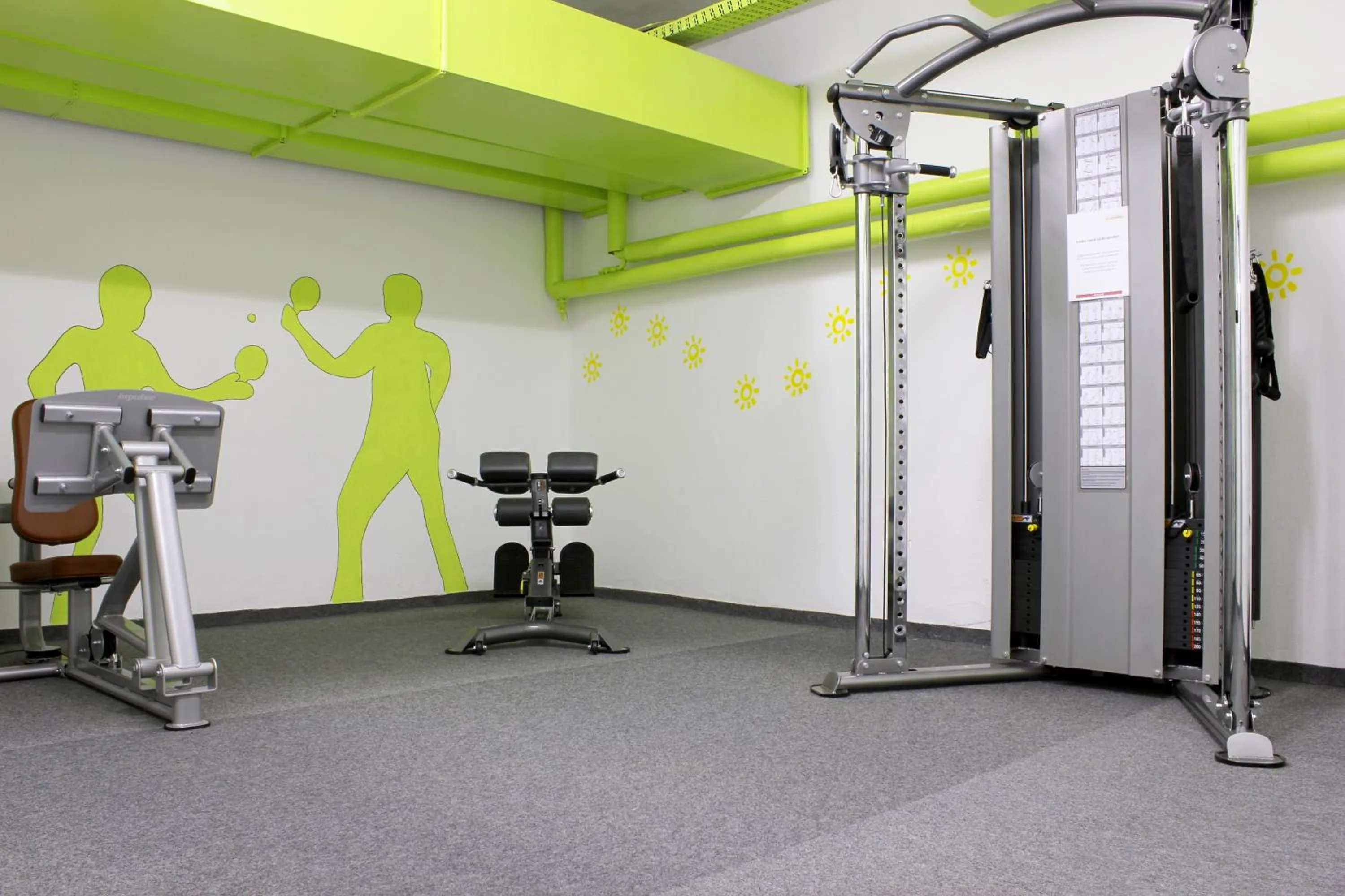 Fitness centre/facilities in Aparthotel am Rennsteig