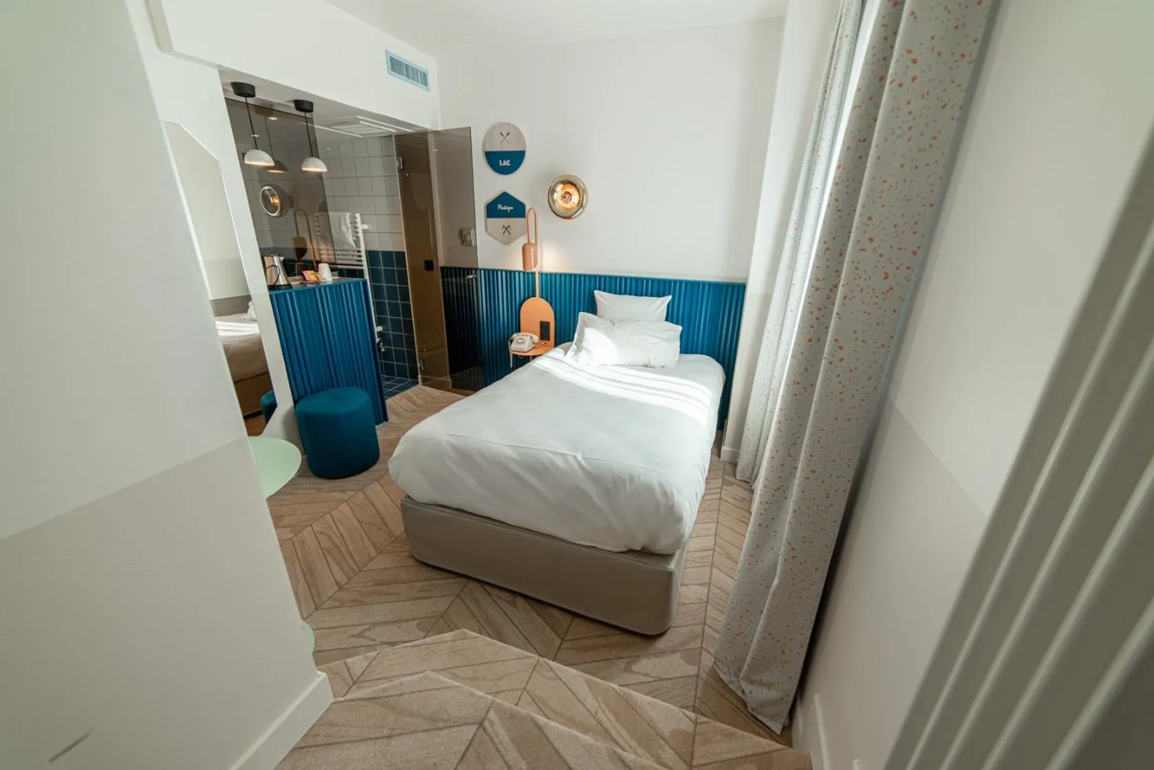 Photo of the whole room, Bed in Hôtel du Palais de l'Isle