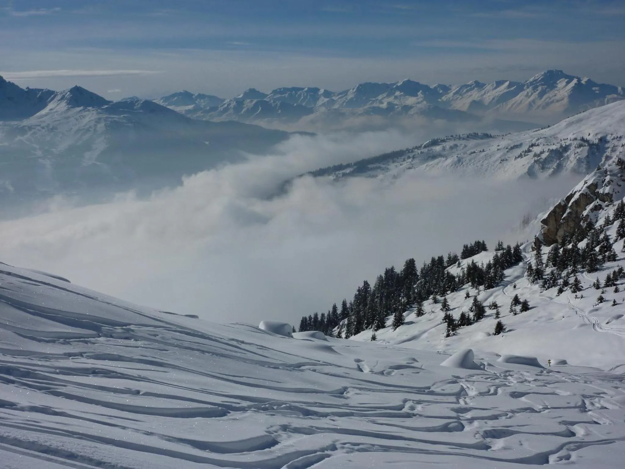 Skiing in Les Glières - Champagny-en-Vanoise