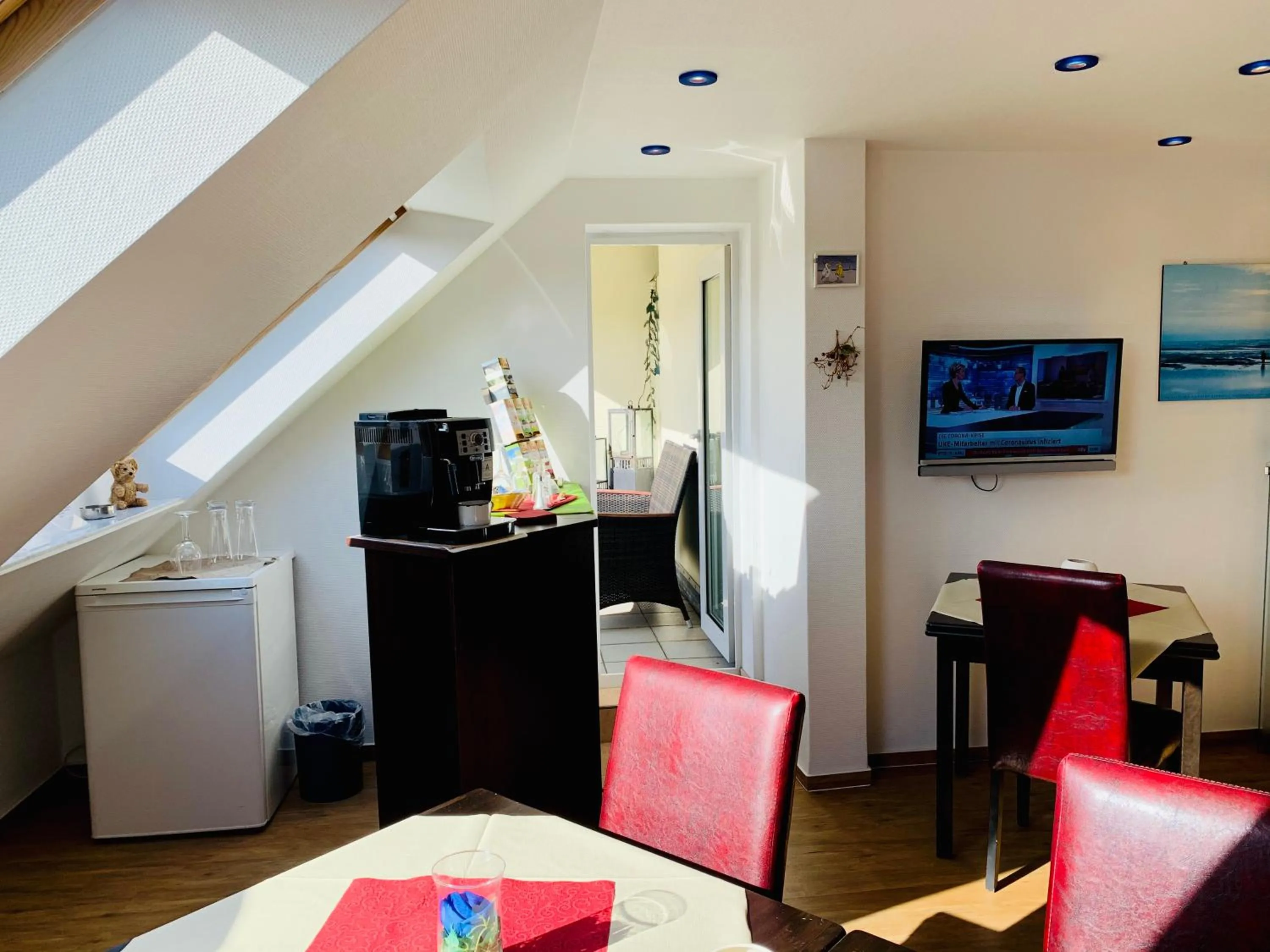 Balcony/Terrace in Aparthotel Kleine Perle