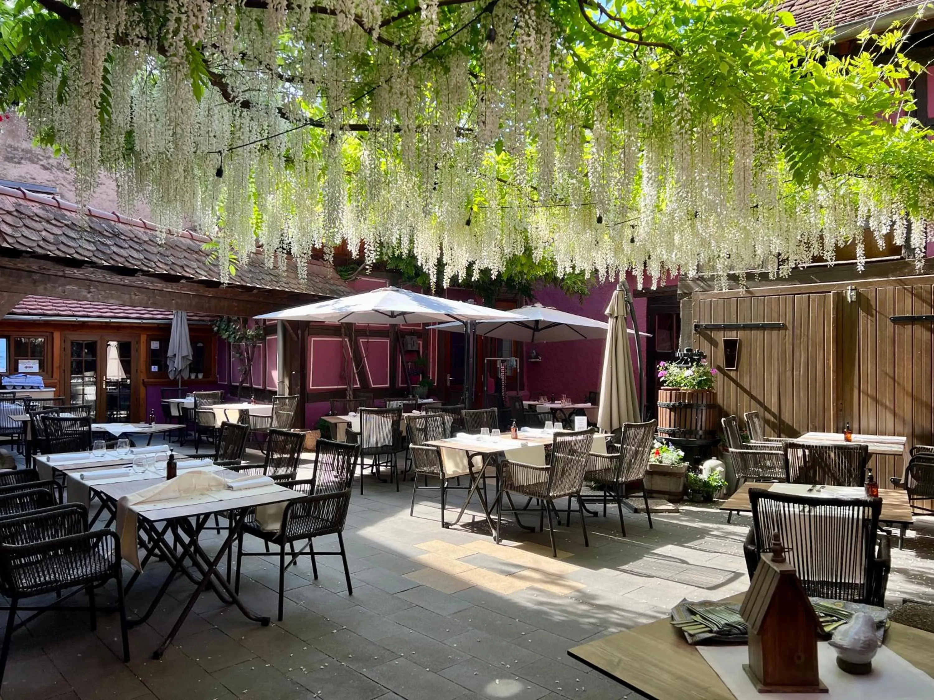 Balcony/Terrace in Auberge Le Meisenberg