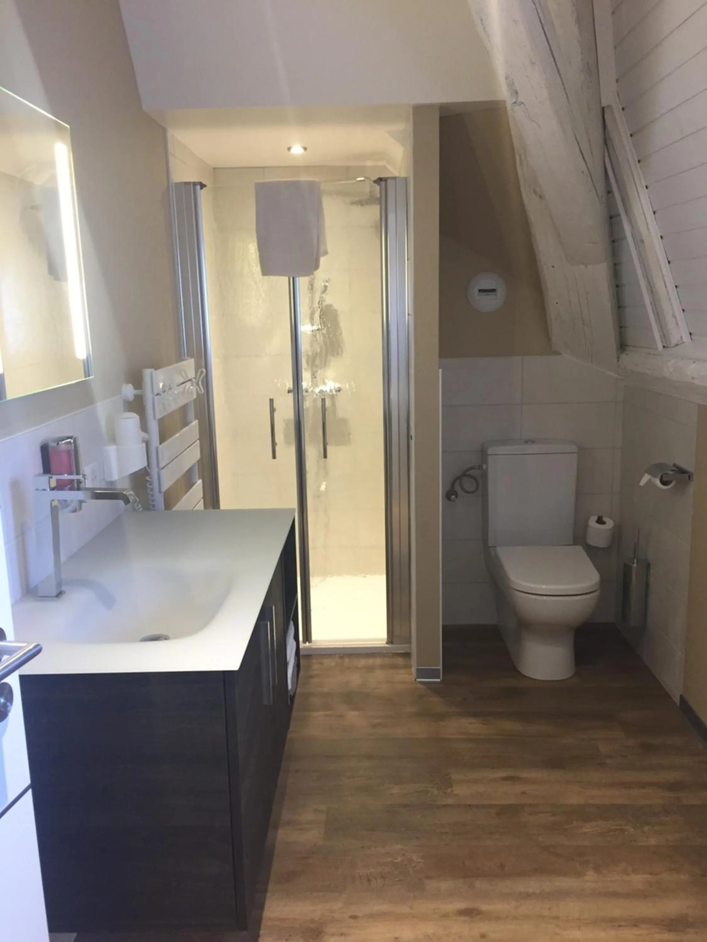 Shower in Auberge Le Meisenberg