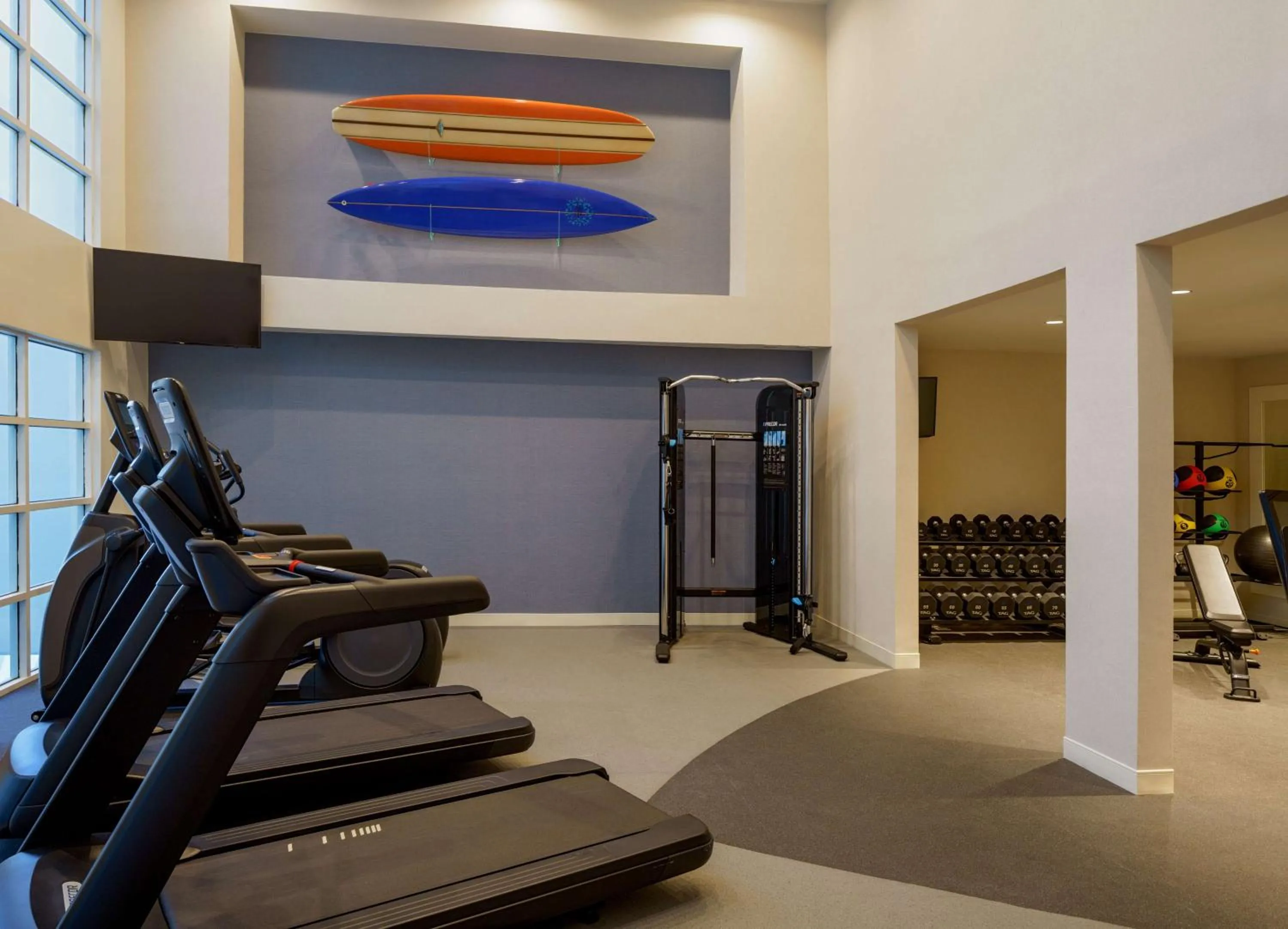 Fitness centre/facilities in DoubleTree Suites by Hilton Doheny Beach