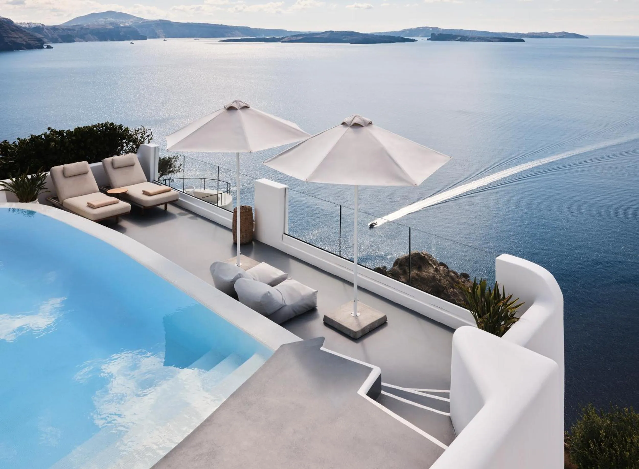 Pool view in Canaves Sunday