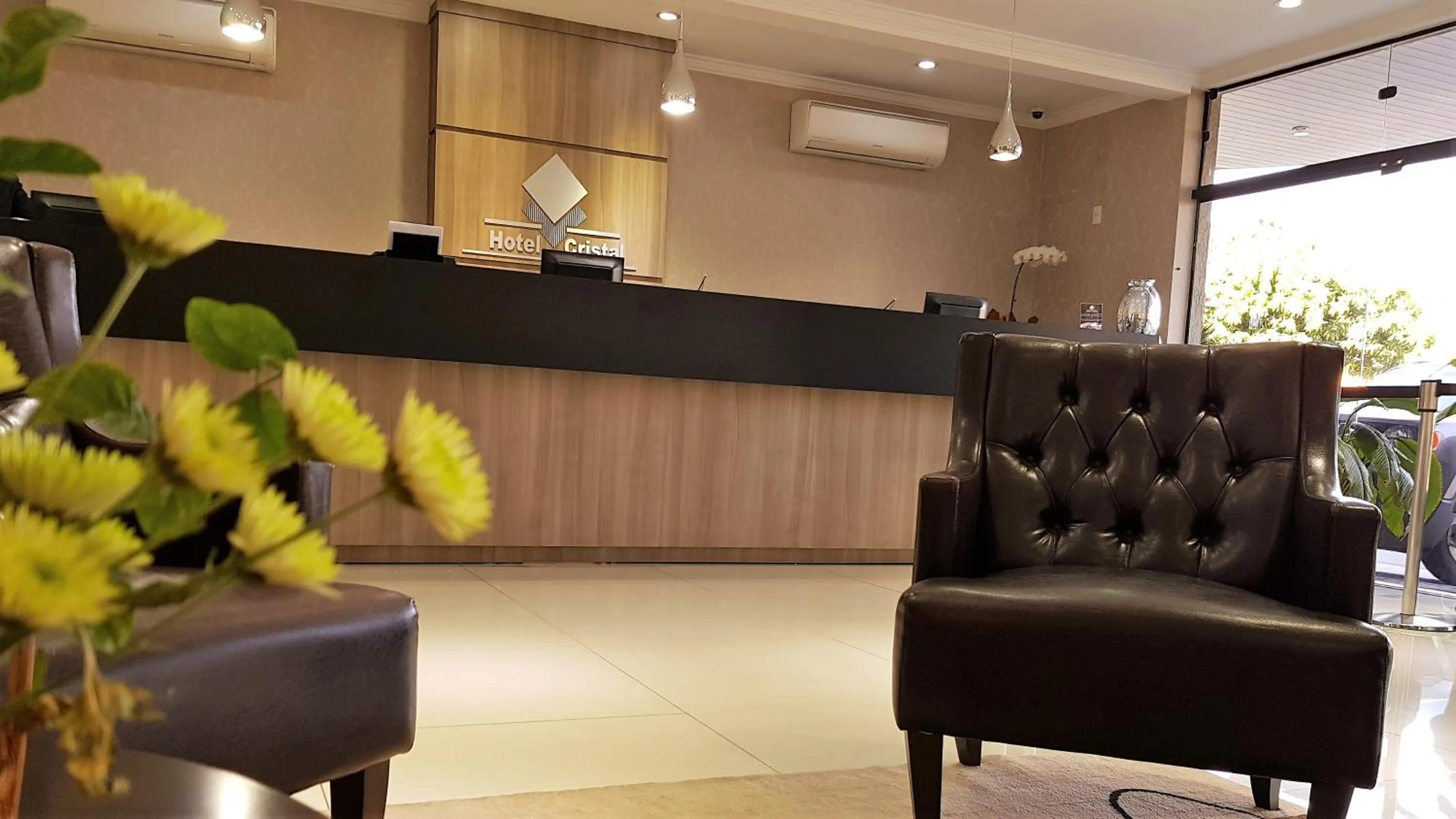 Lobby or reception in Hotel Cristal Rio Claro