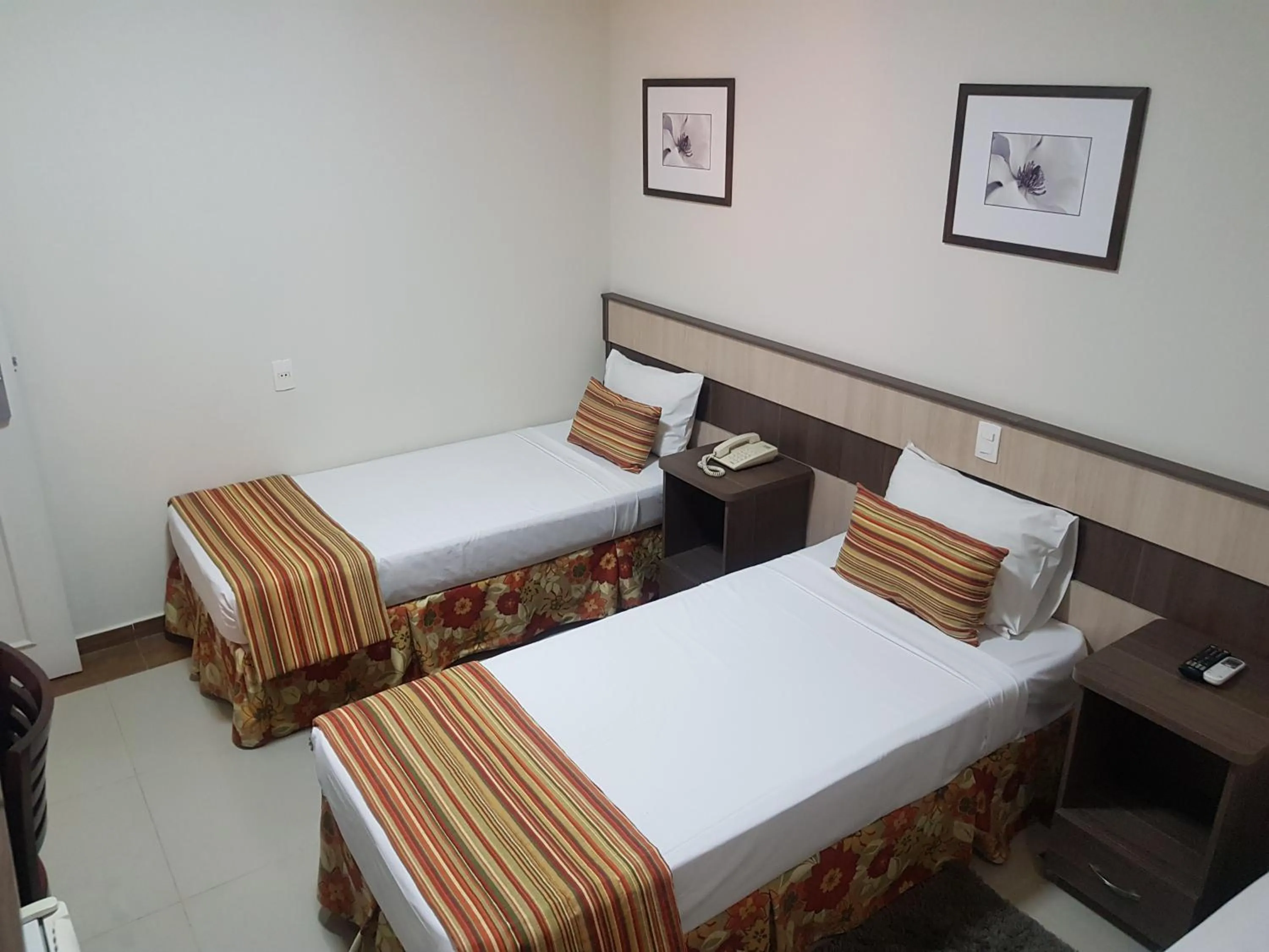 Bed in Hotel Cristal Rio Claro