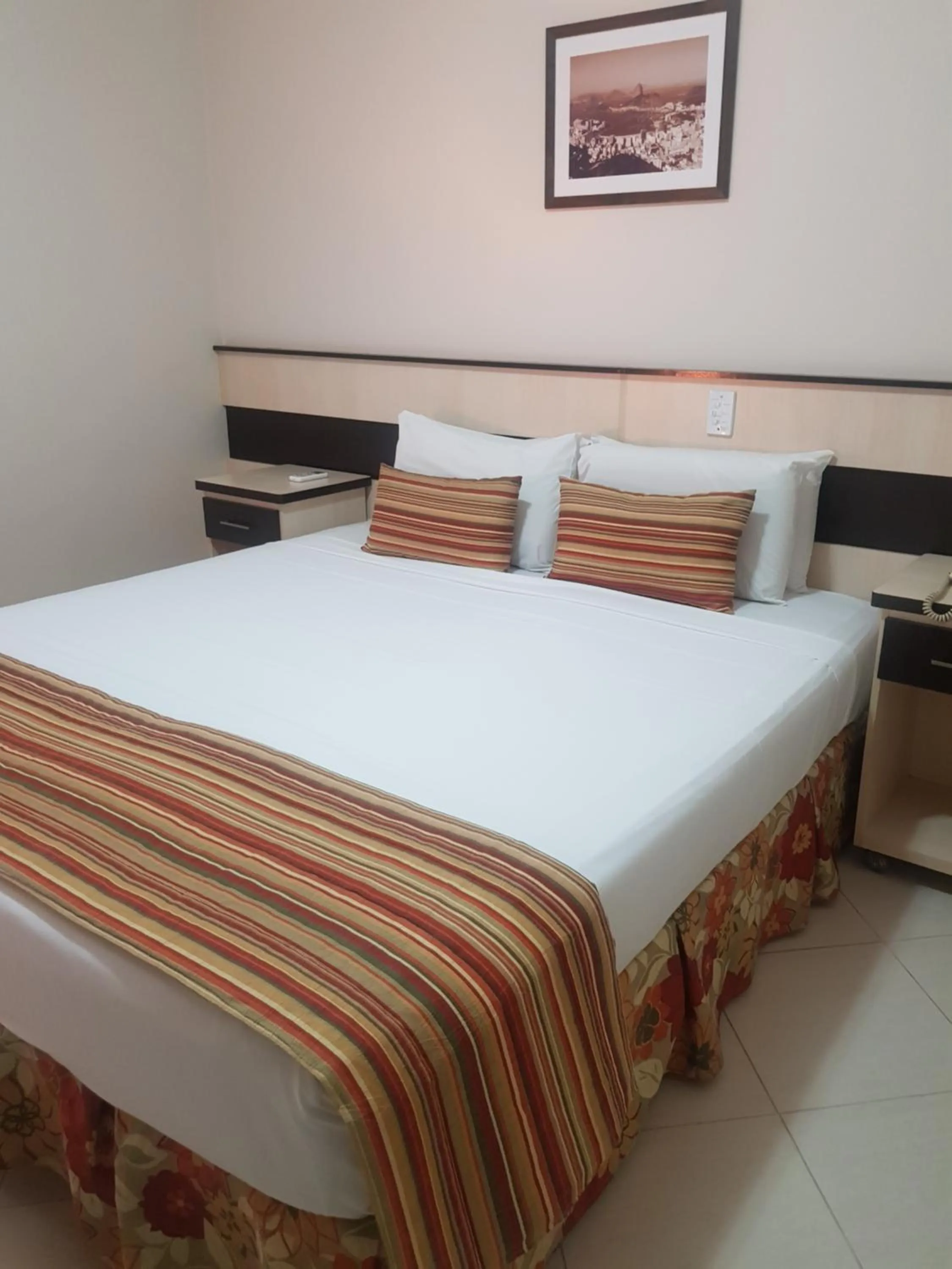 Bed in Hotel Cristal Rio Claro