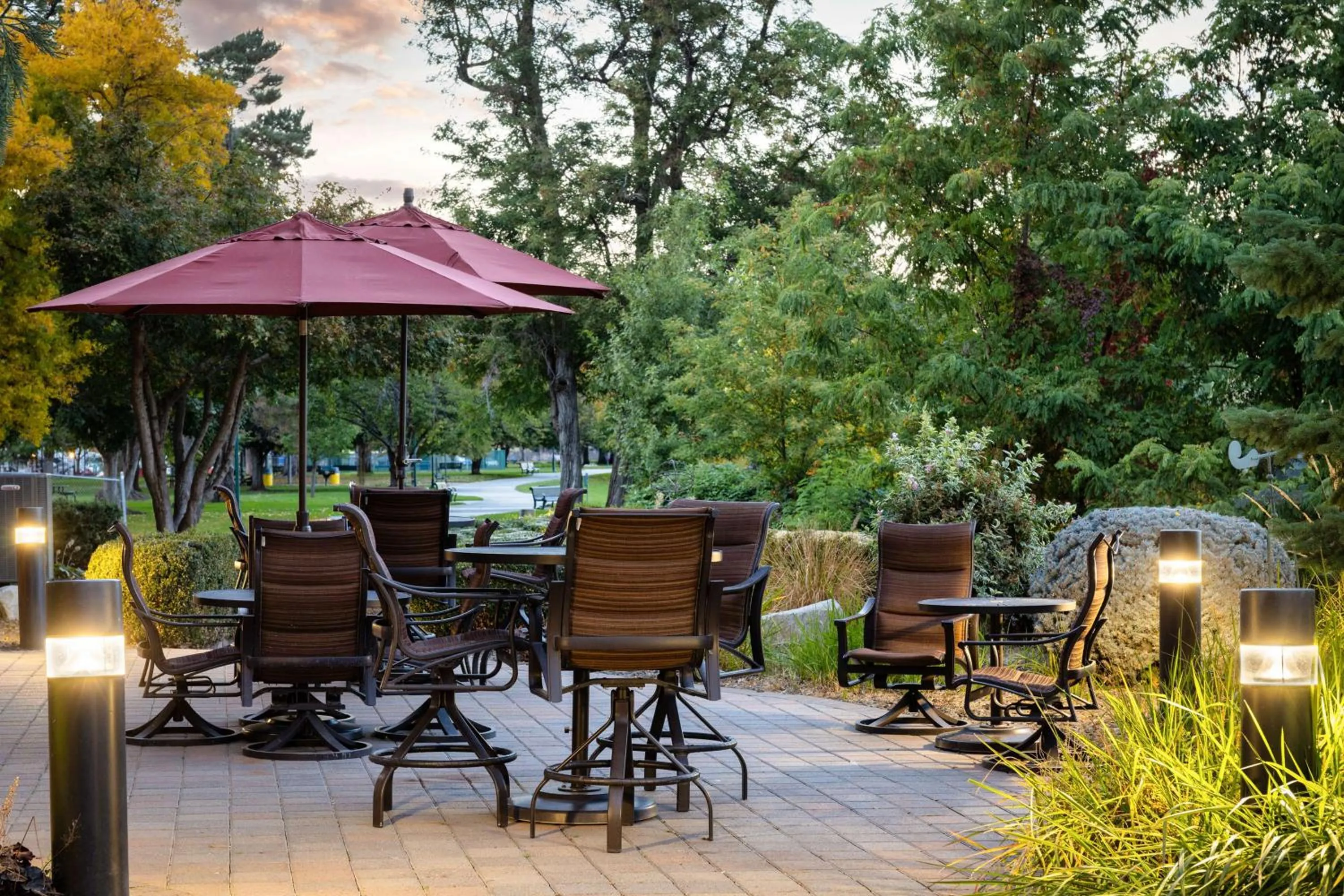 Patio in Hampton Inn Richland-Tri Cities