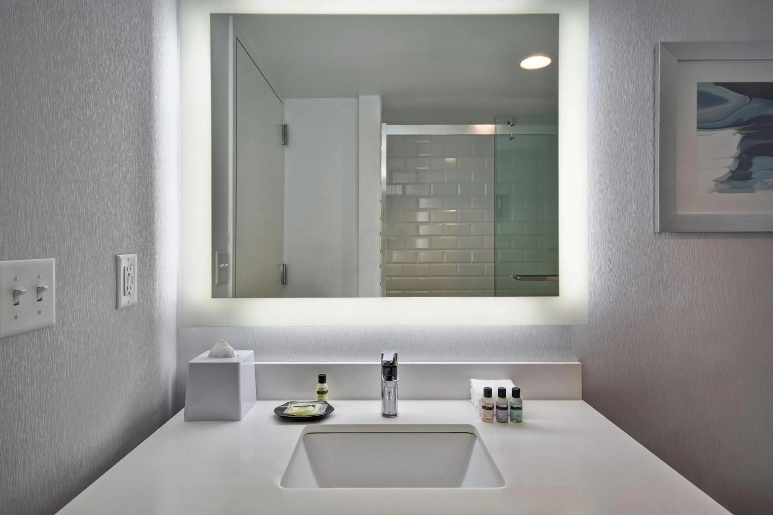 Bathroom in Four Points by Sheraton Boston Newton