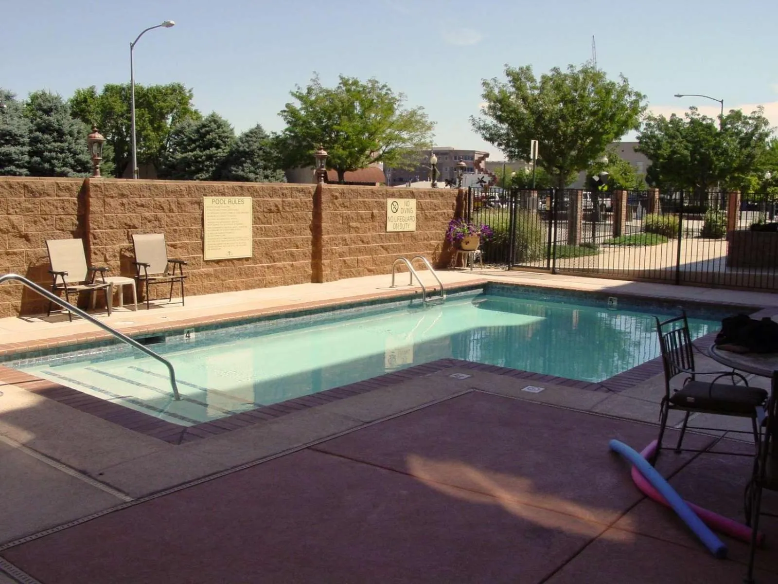 Pool view in Hampton Inn Grand Junction