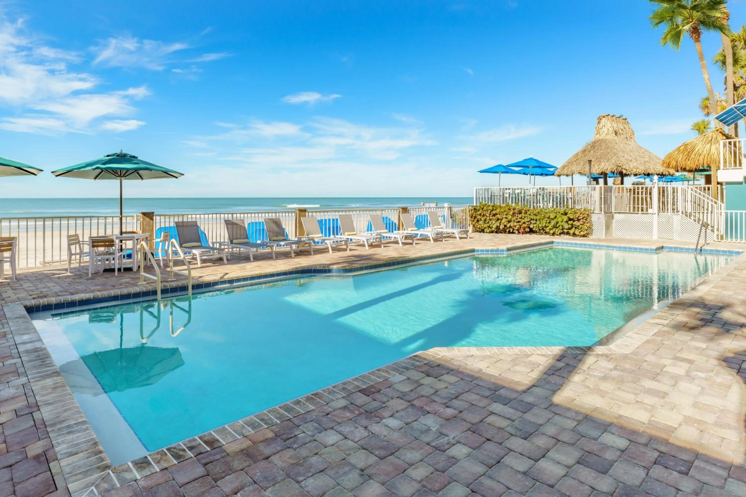 Pool view in DoubleTree Beach Resort by Hilton Tampa Bay – North Redington Beach