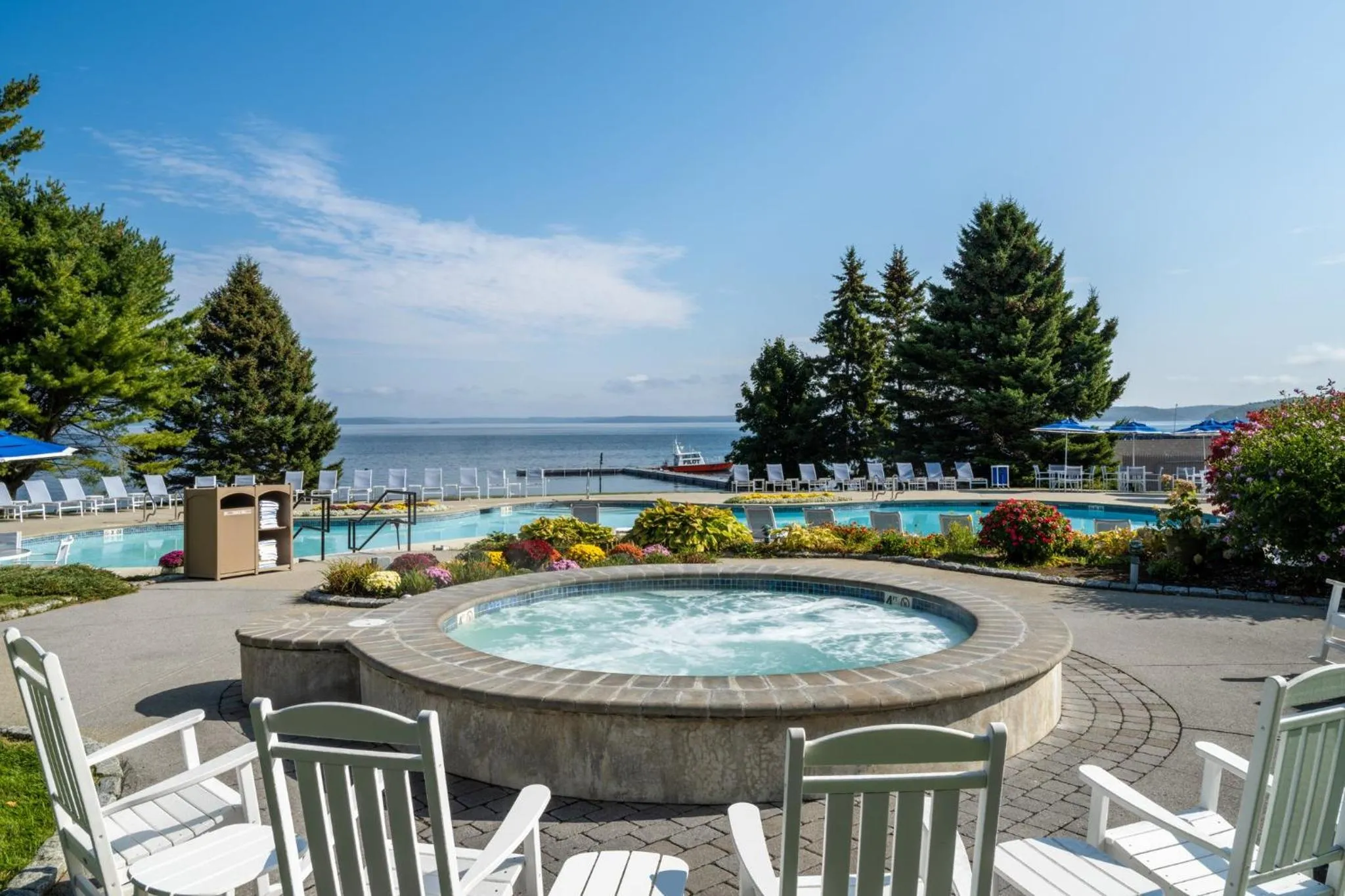 Swimming pool in Holiday Inn Bar Harbor Regency Hotel by IHG