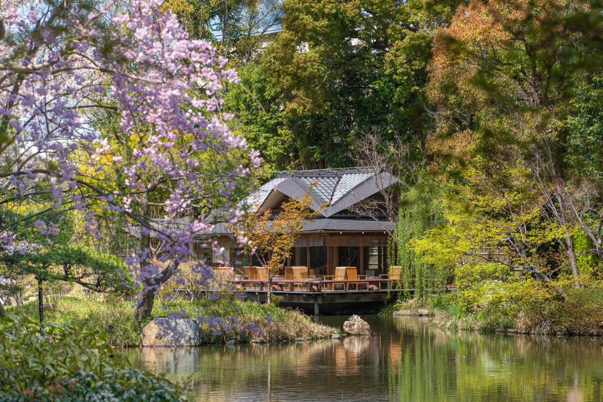 Garden in Four Seasons Hotel Kyoto