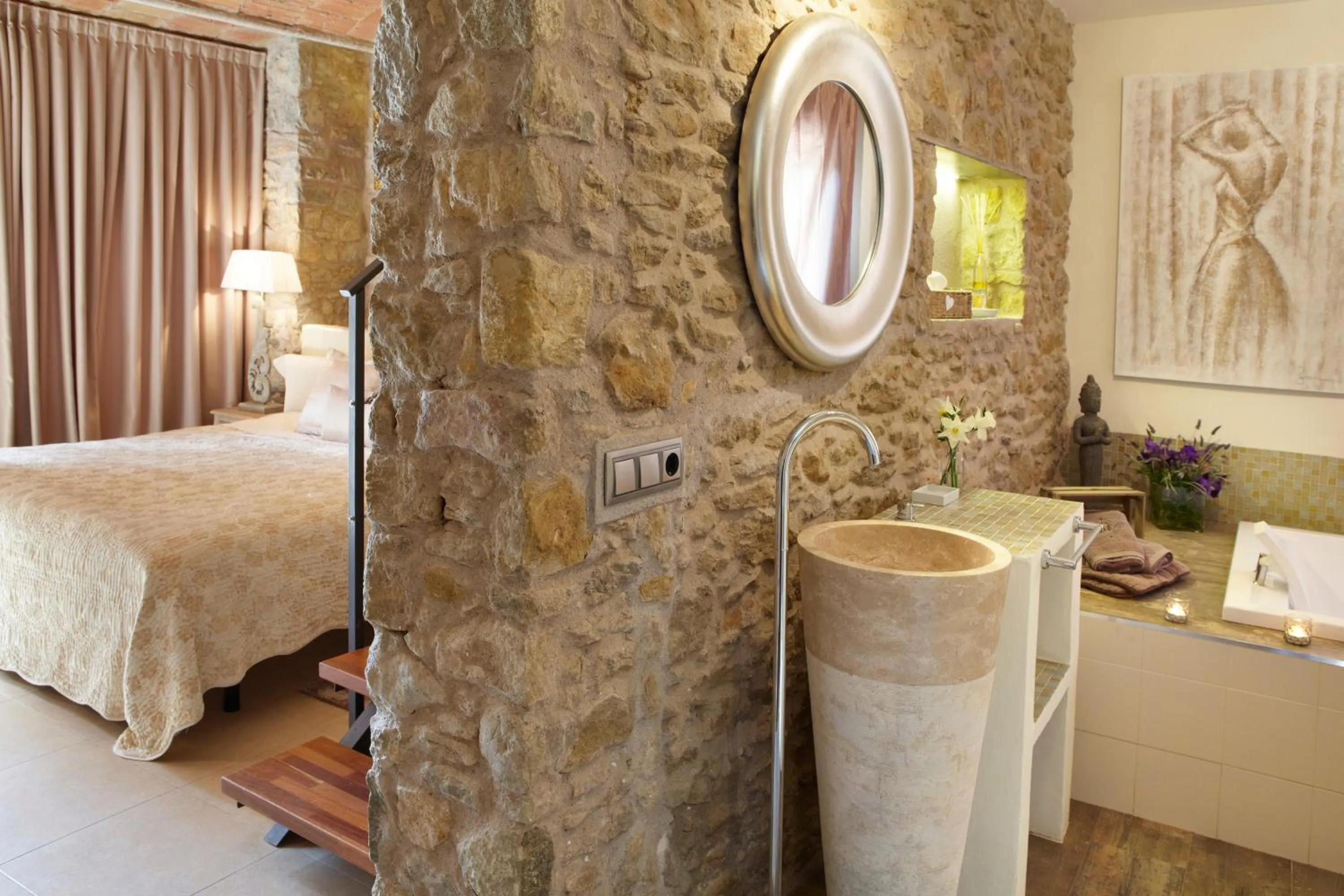 Bed in El Racó de Madremanya - Adults only