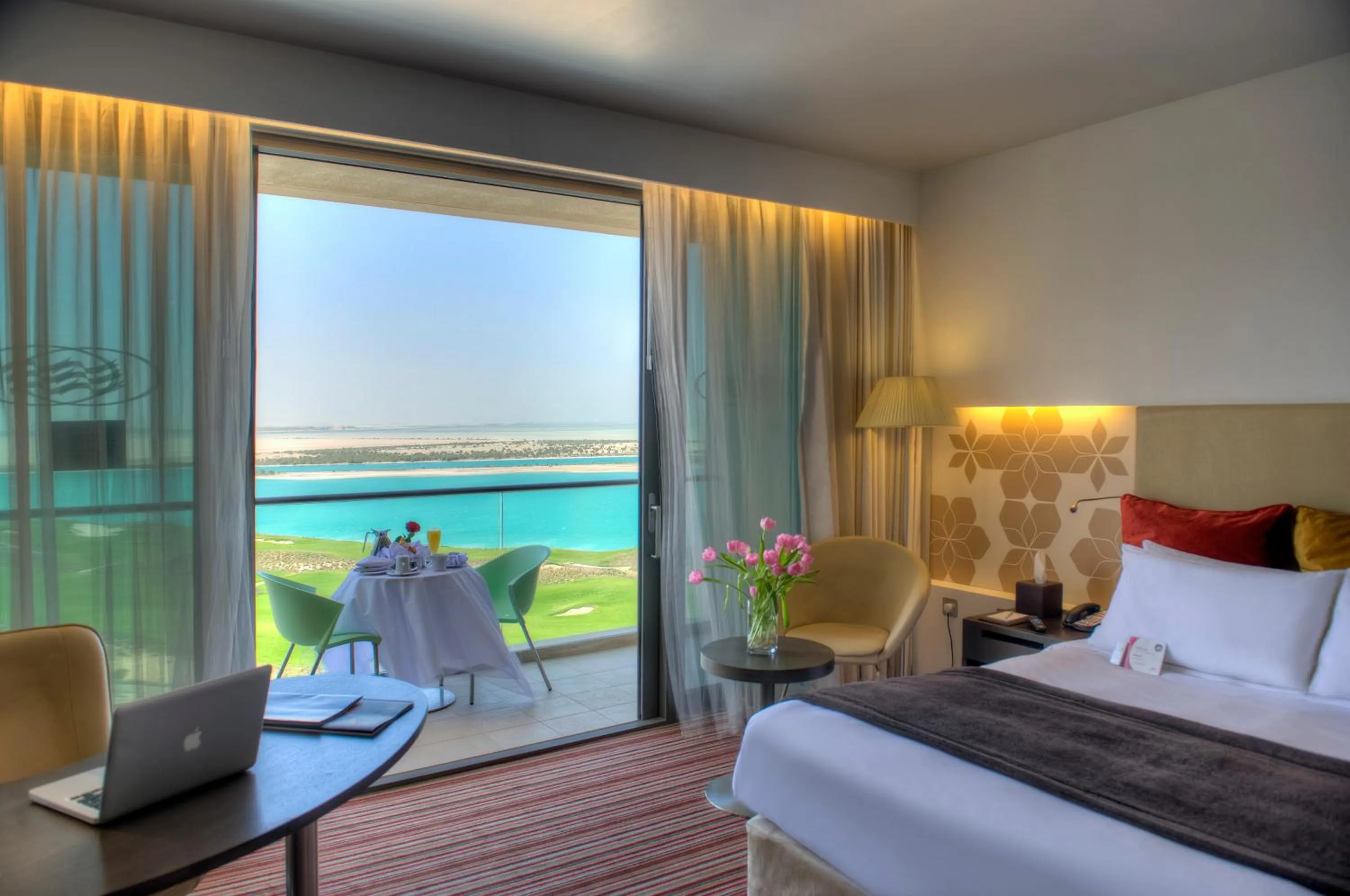 Standard Twin Room with Sea View - Smoking in Crowne Plaza Yas Island by IHG