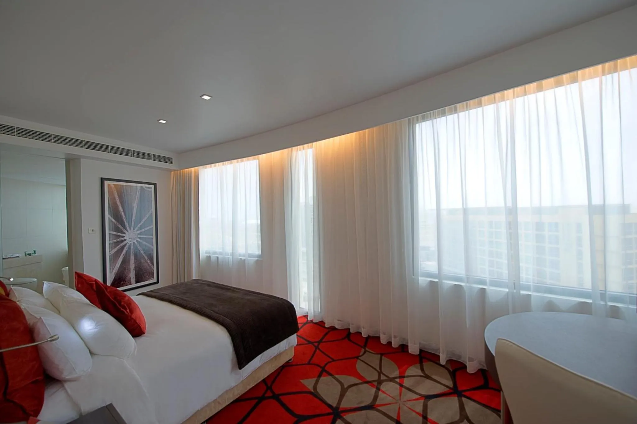 Photo of the whole room, Bed in Crowne Plaza Yas Island by IHG