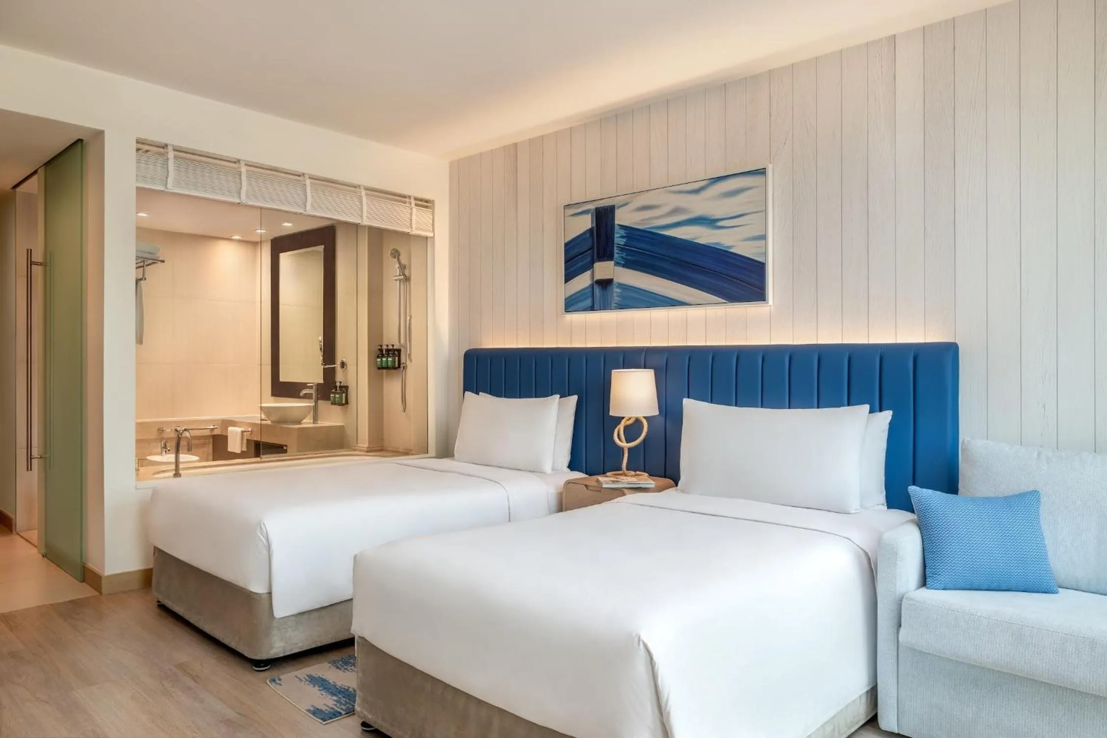 Photo of the whole room, Bed in Crowne Plaza Yas Island by IHG