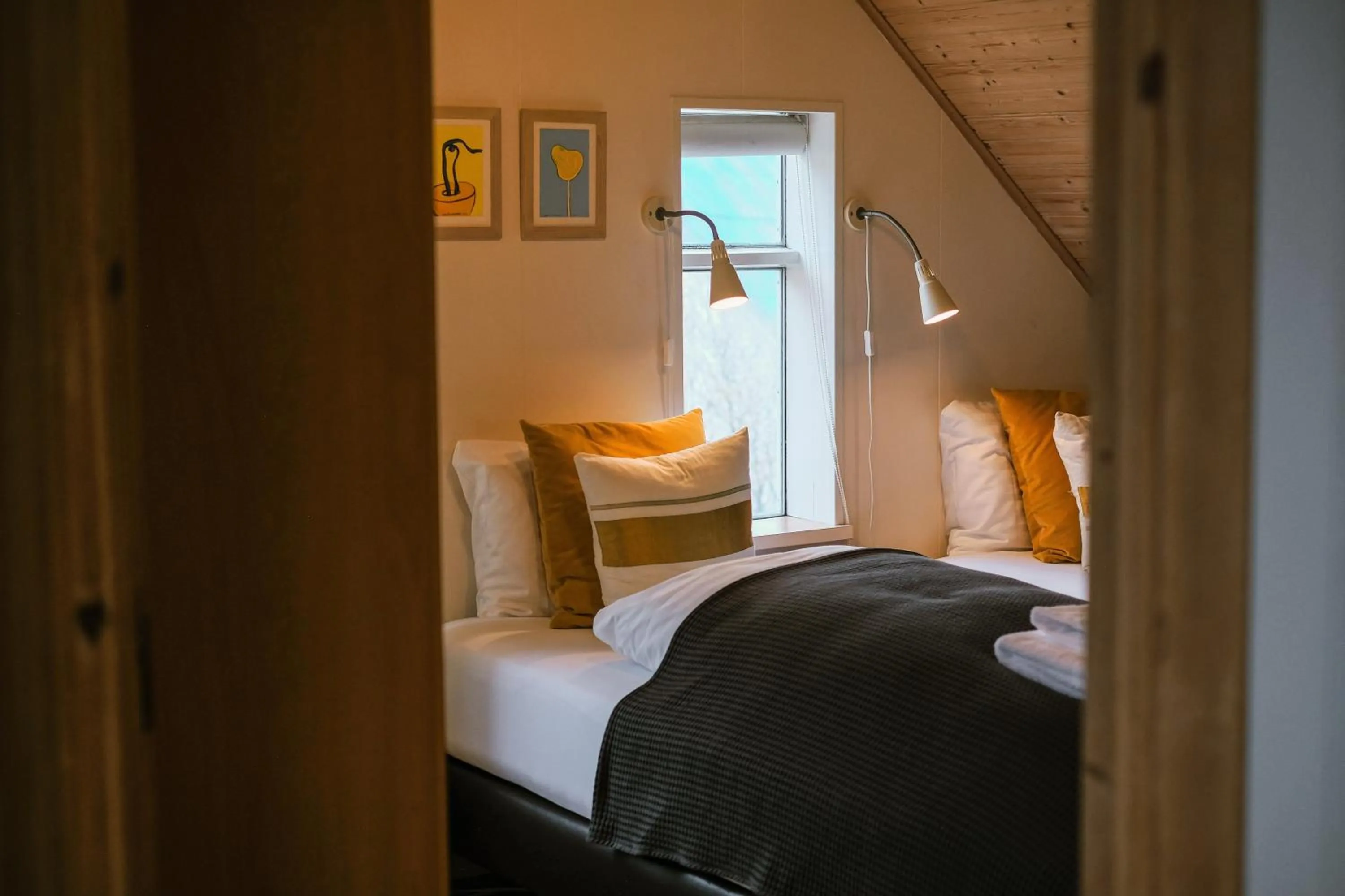 Bed in Dúlluhús - Apartments by Aldan