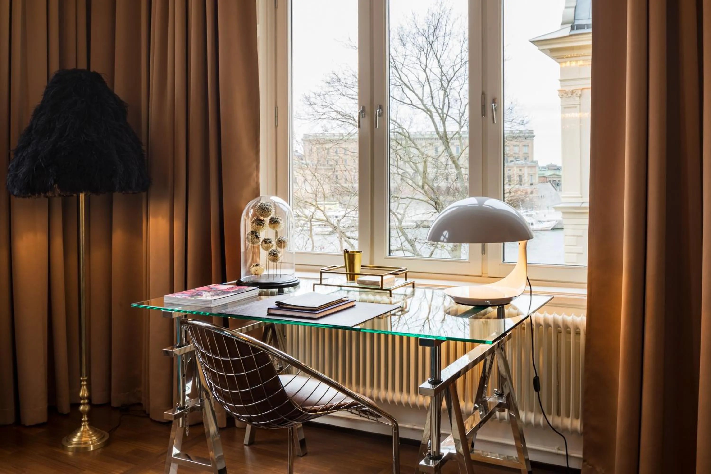 Seating area in Lydmar Hotel