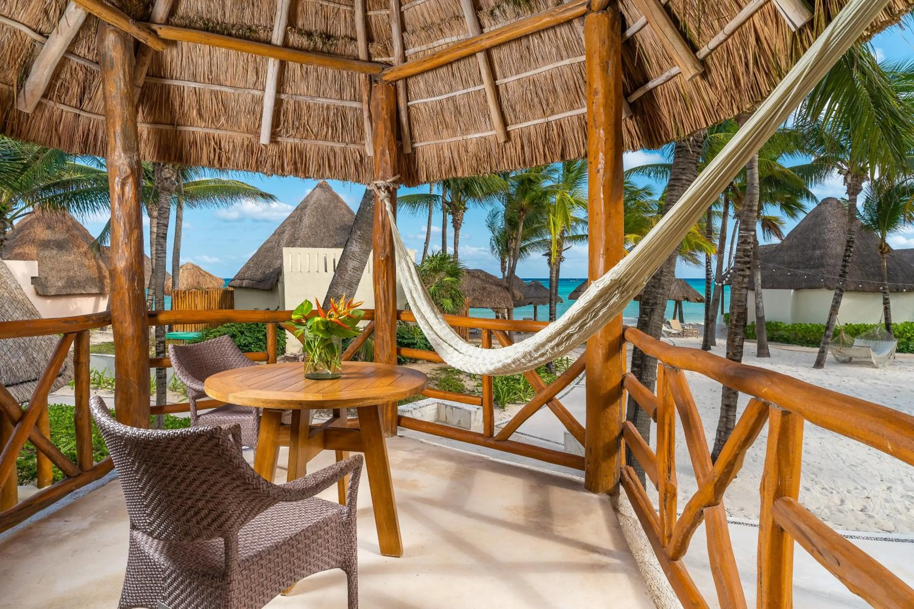 Balcony/Terrace in Mahekal Beach Front Resort & Spa