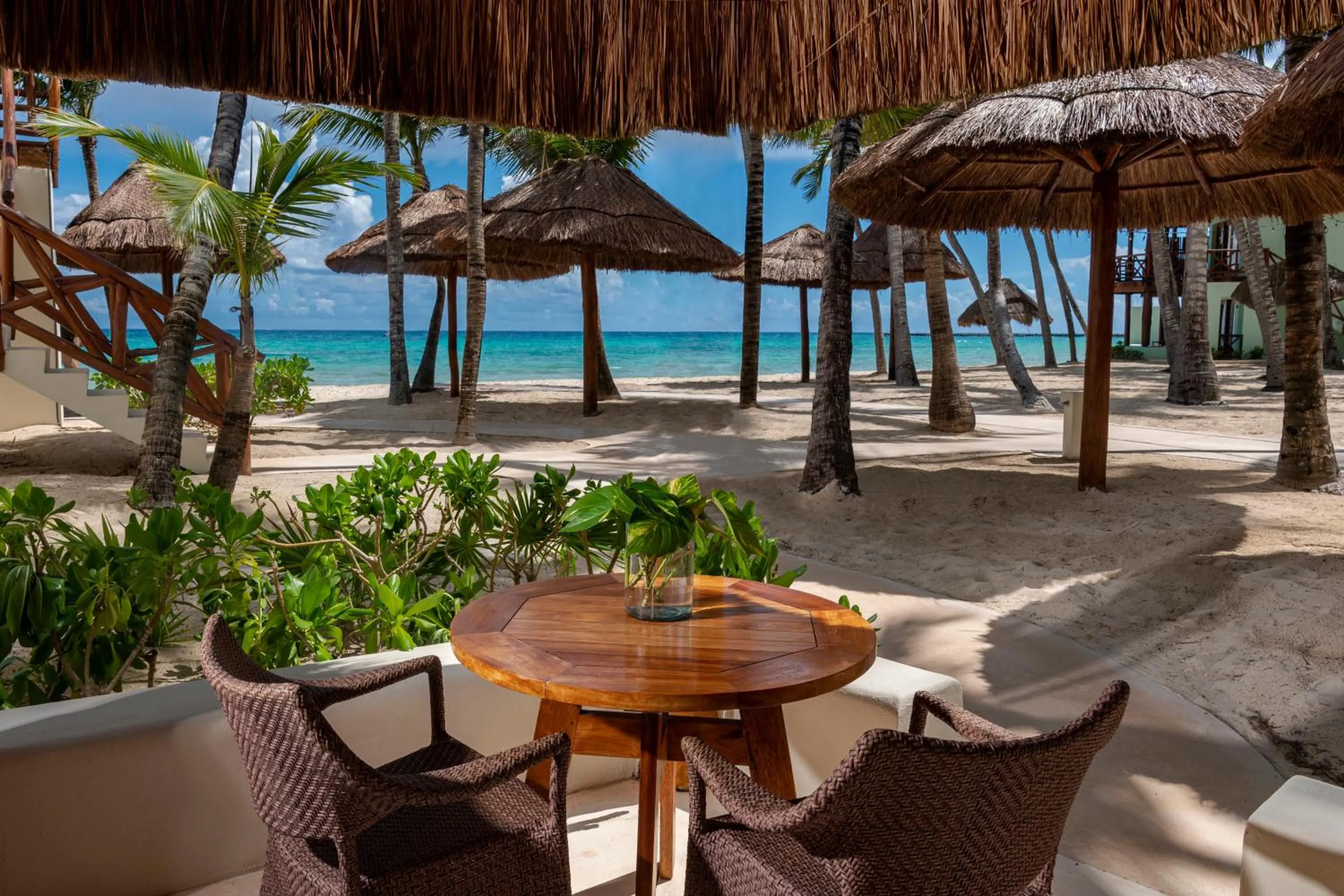 Patio in Mahekal Beach Front Resort & Spa