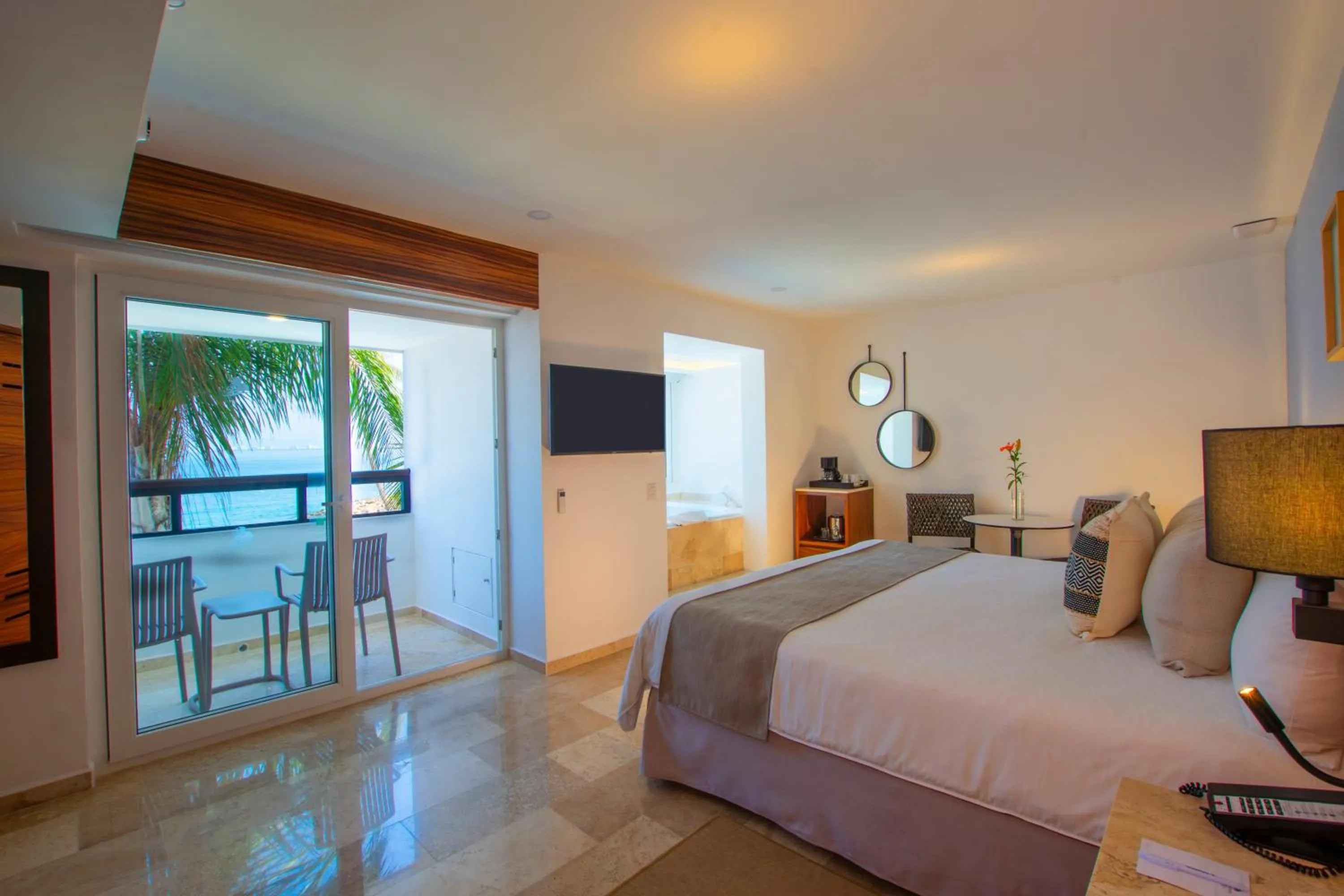 Bed in Buenaventura Grand Hotel & Great Moments - All Inclusive